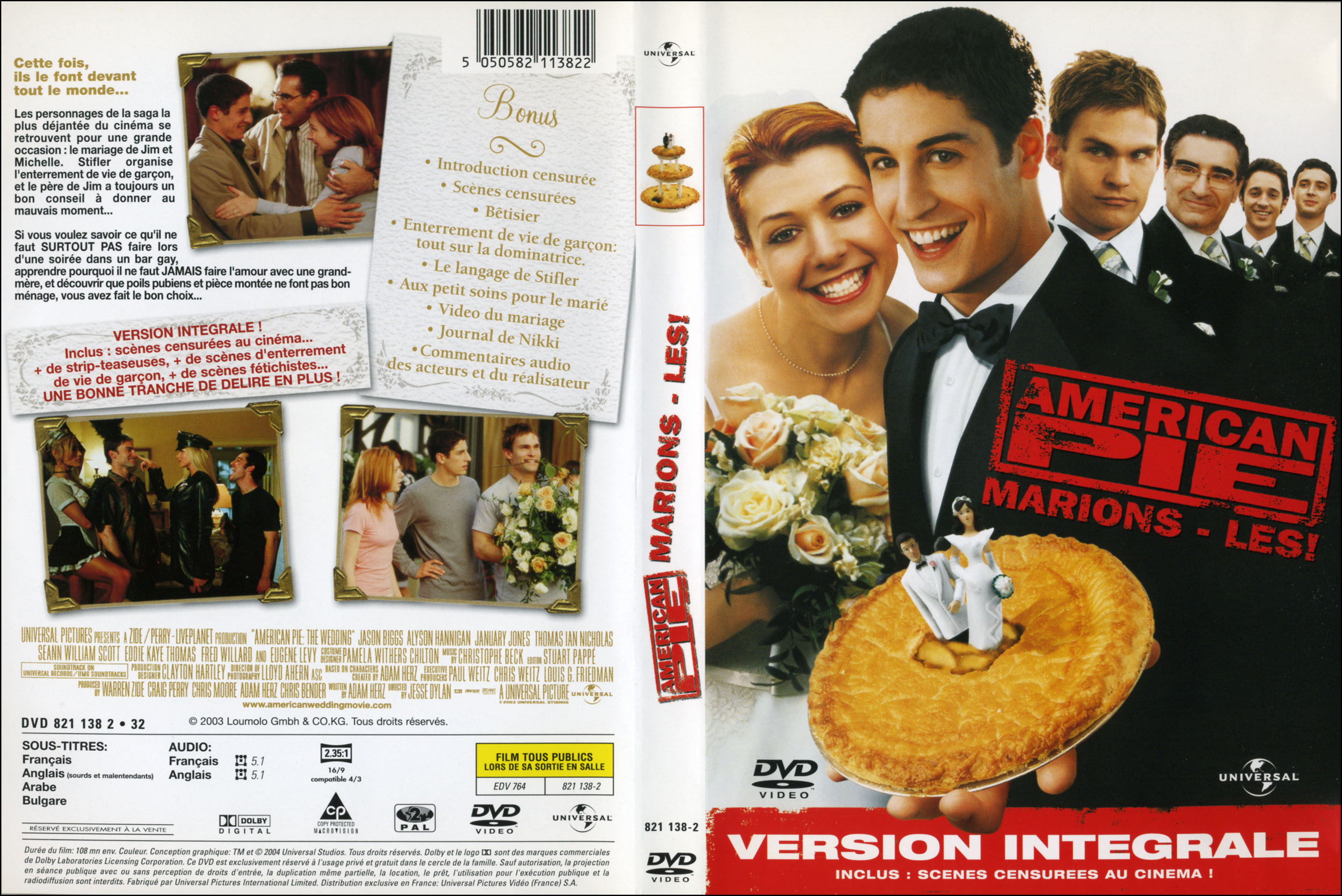 Jaquette DVD American Pie 3