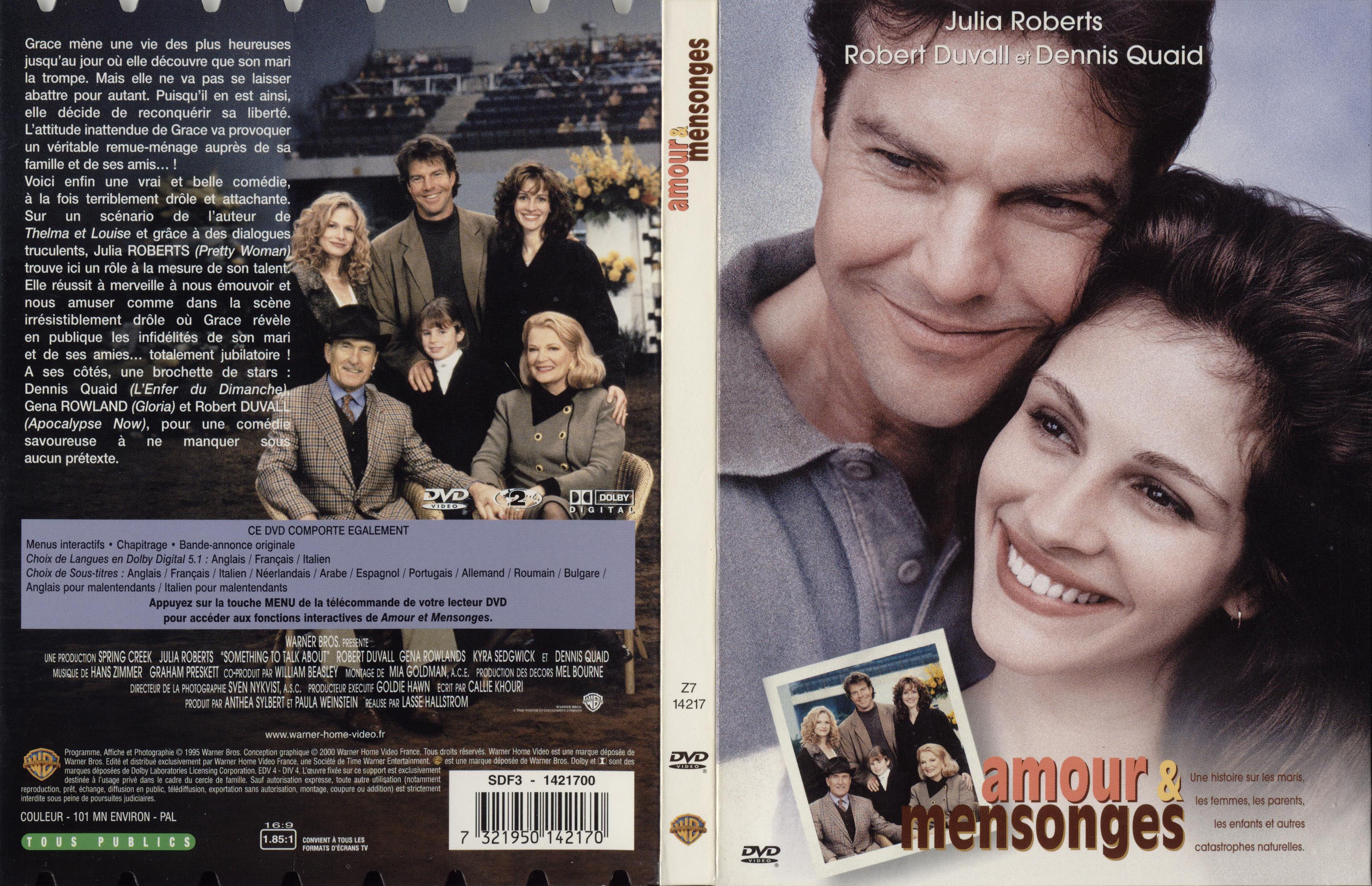 Jaquette DVD Amour et mensonges