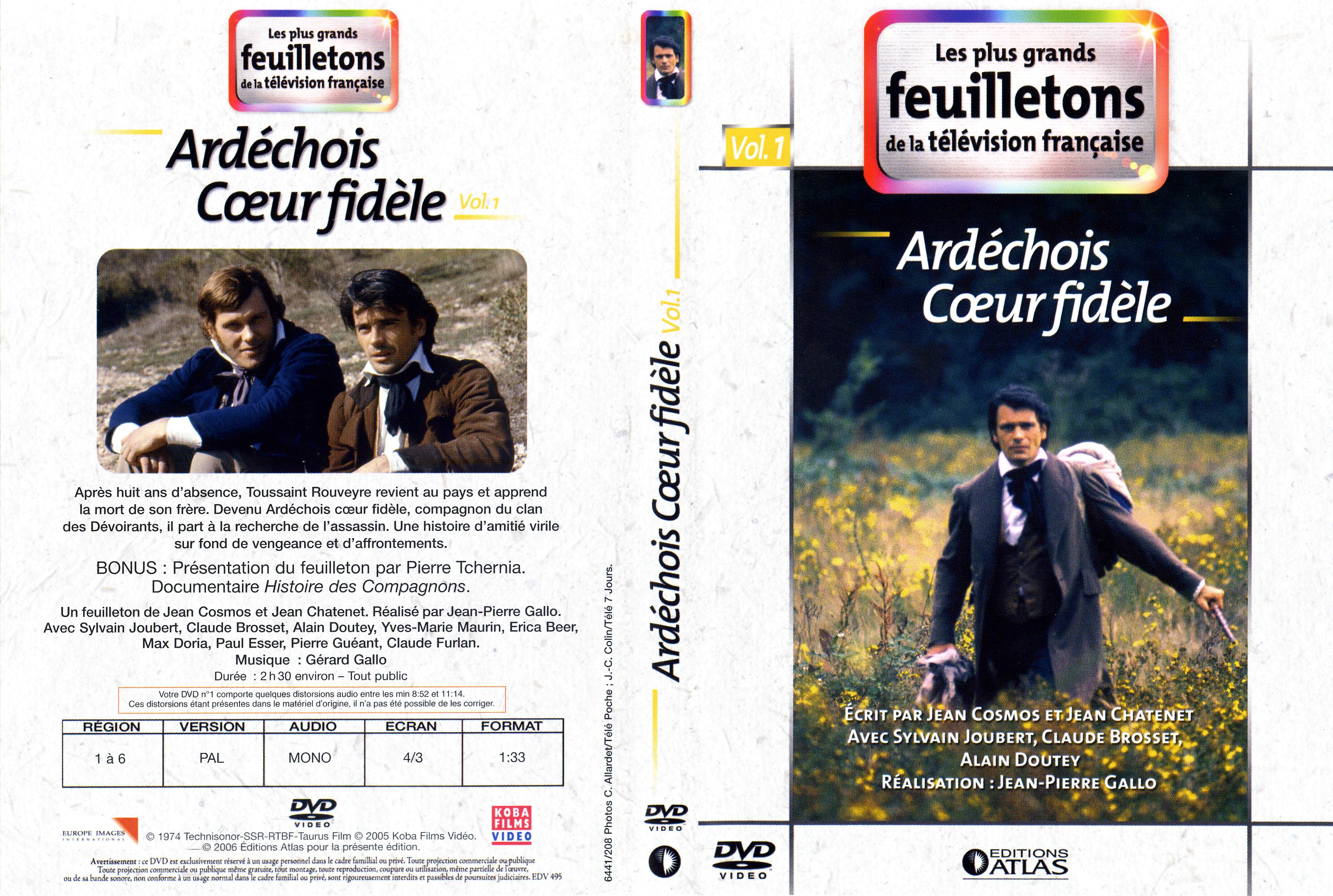 Jaquette DVD Ardchois coeur fidle vol 1