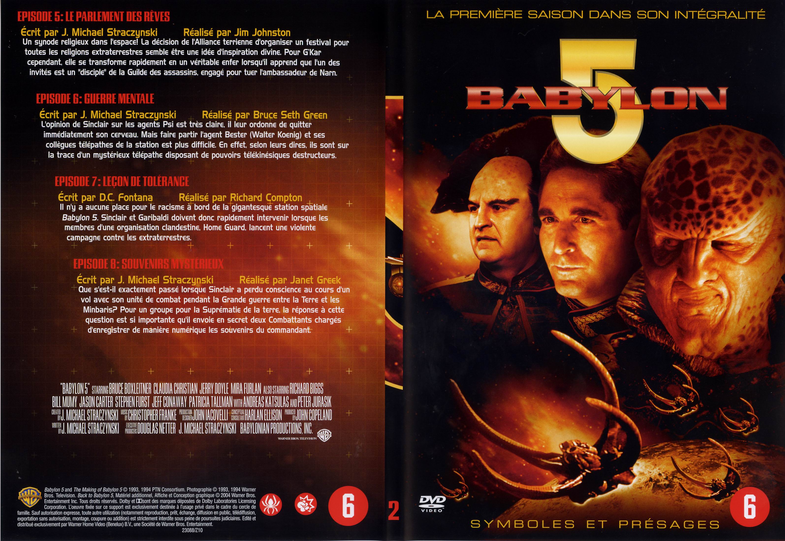 Jaquette DVD Babylon 5 saison 1 dvd 2