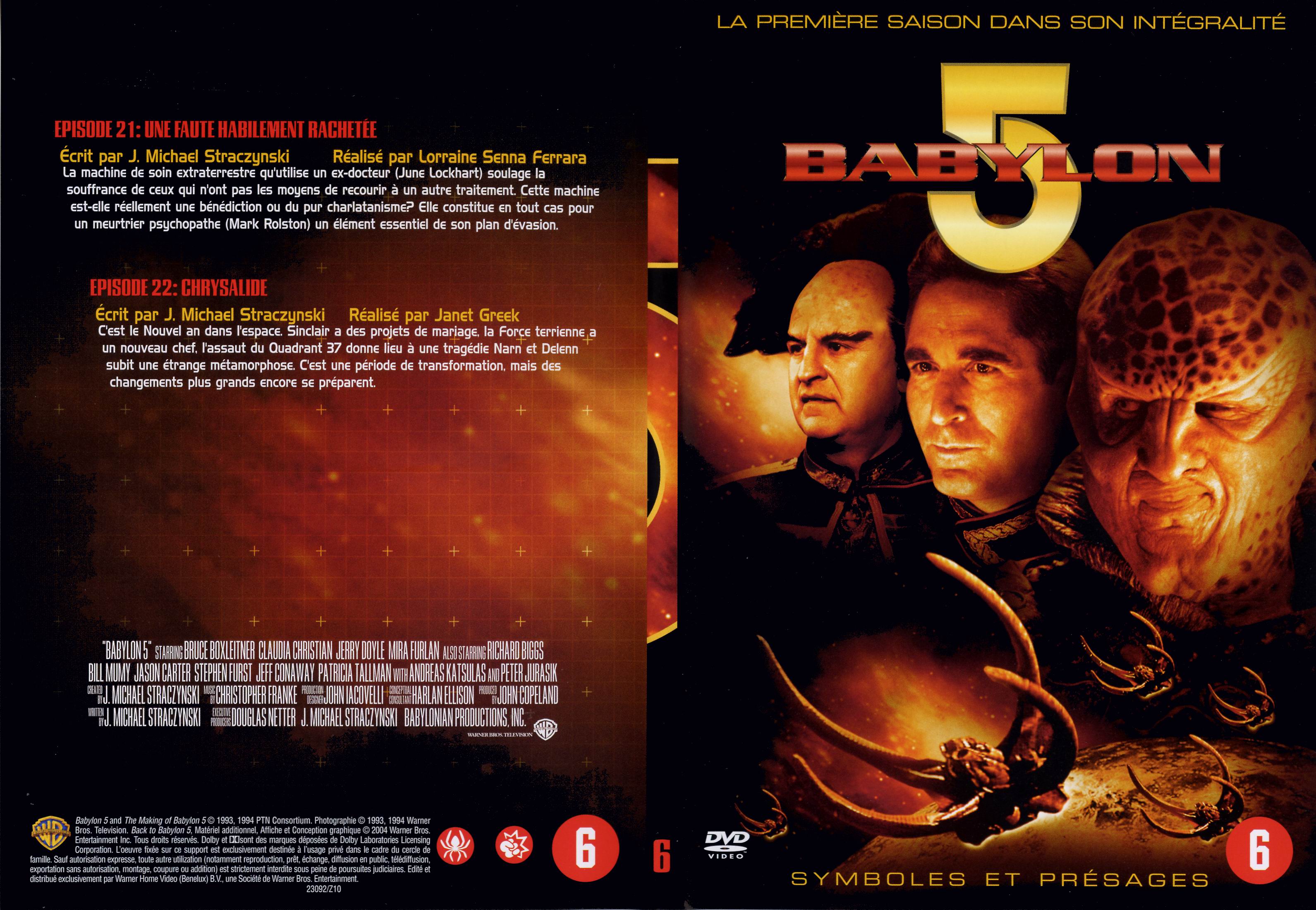 Jaquette DVD Babylon 5 saison 1 dvd 6