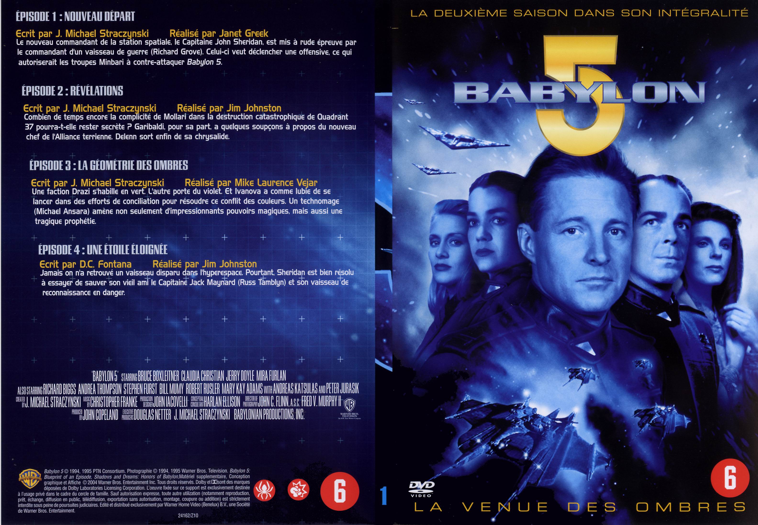 Jaquette DVD Babylon 5 saison 2 dvd 1