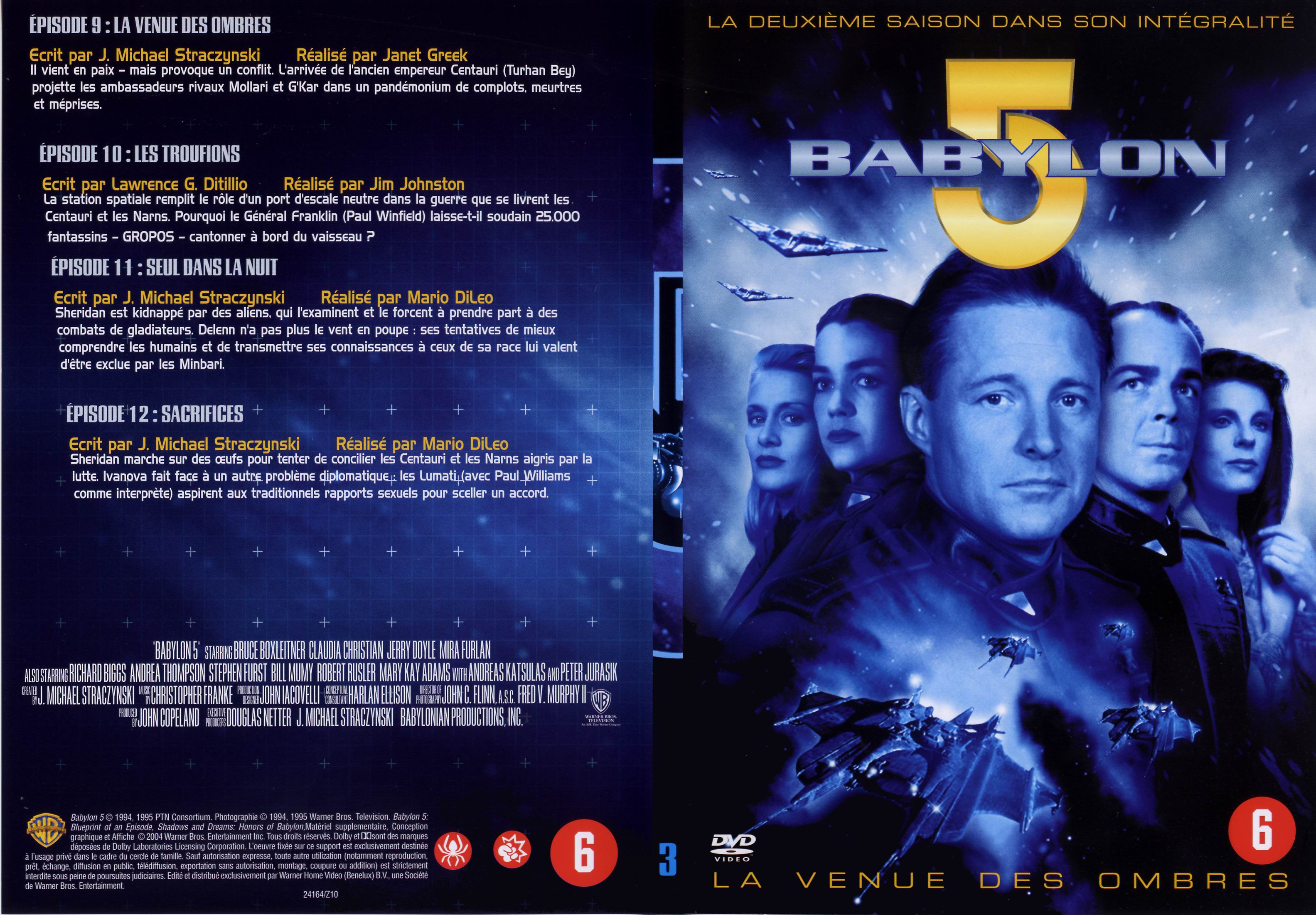Jaquette DVD Babylon 5 saison 2 dvd 3