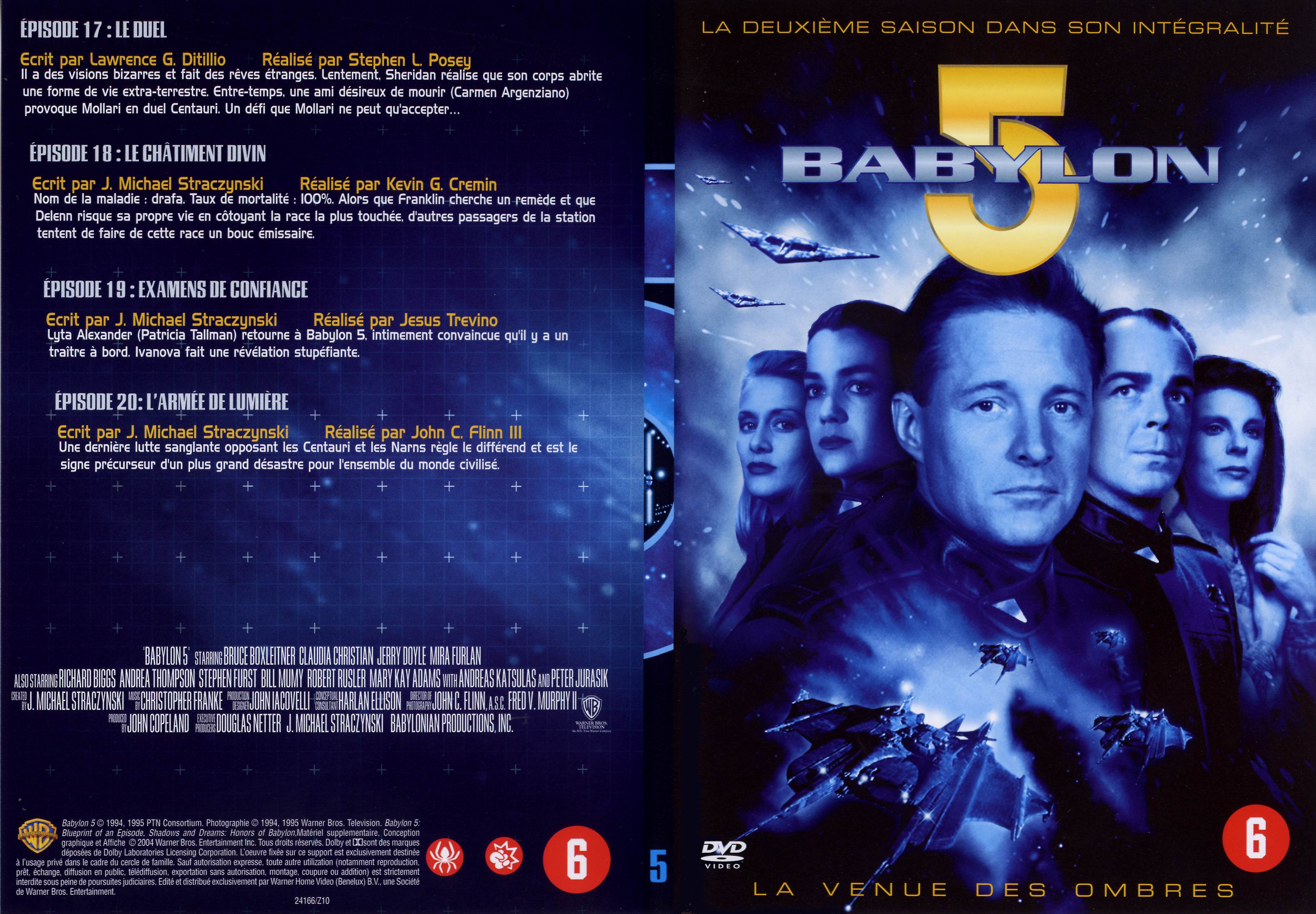 Jaquette DVD Babylon 5 saison 2 dvd 5