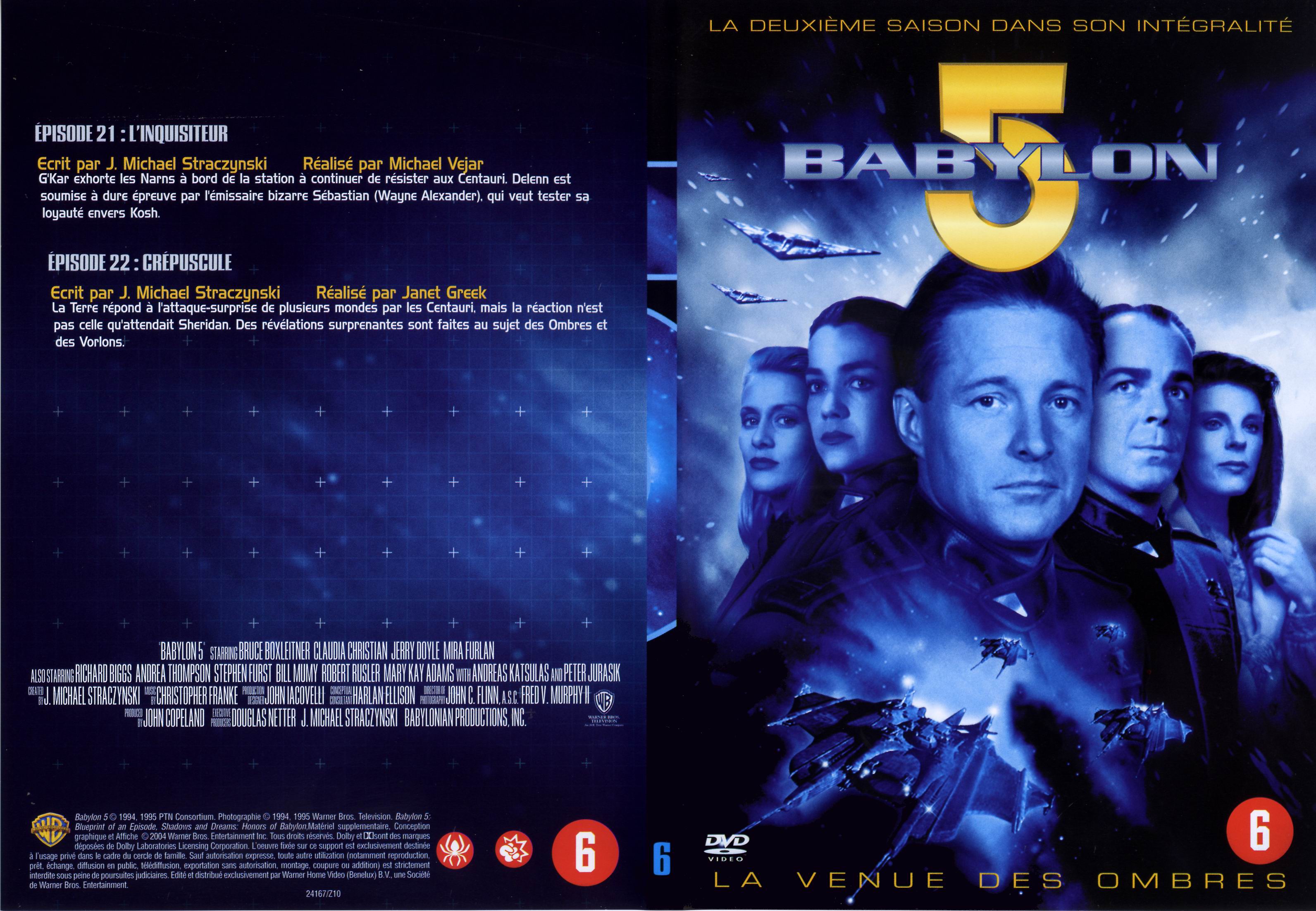 Jaquette DVD Babylon 5 saison 2 dvd 6