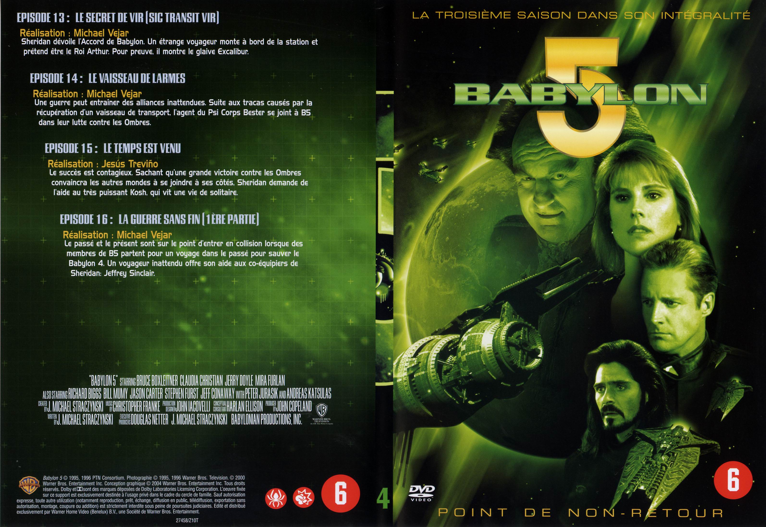 Jaquette DVD Babylon 5 saison 3 dvd 4