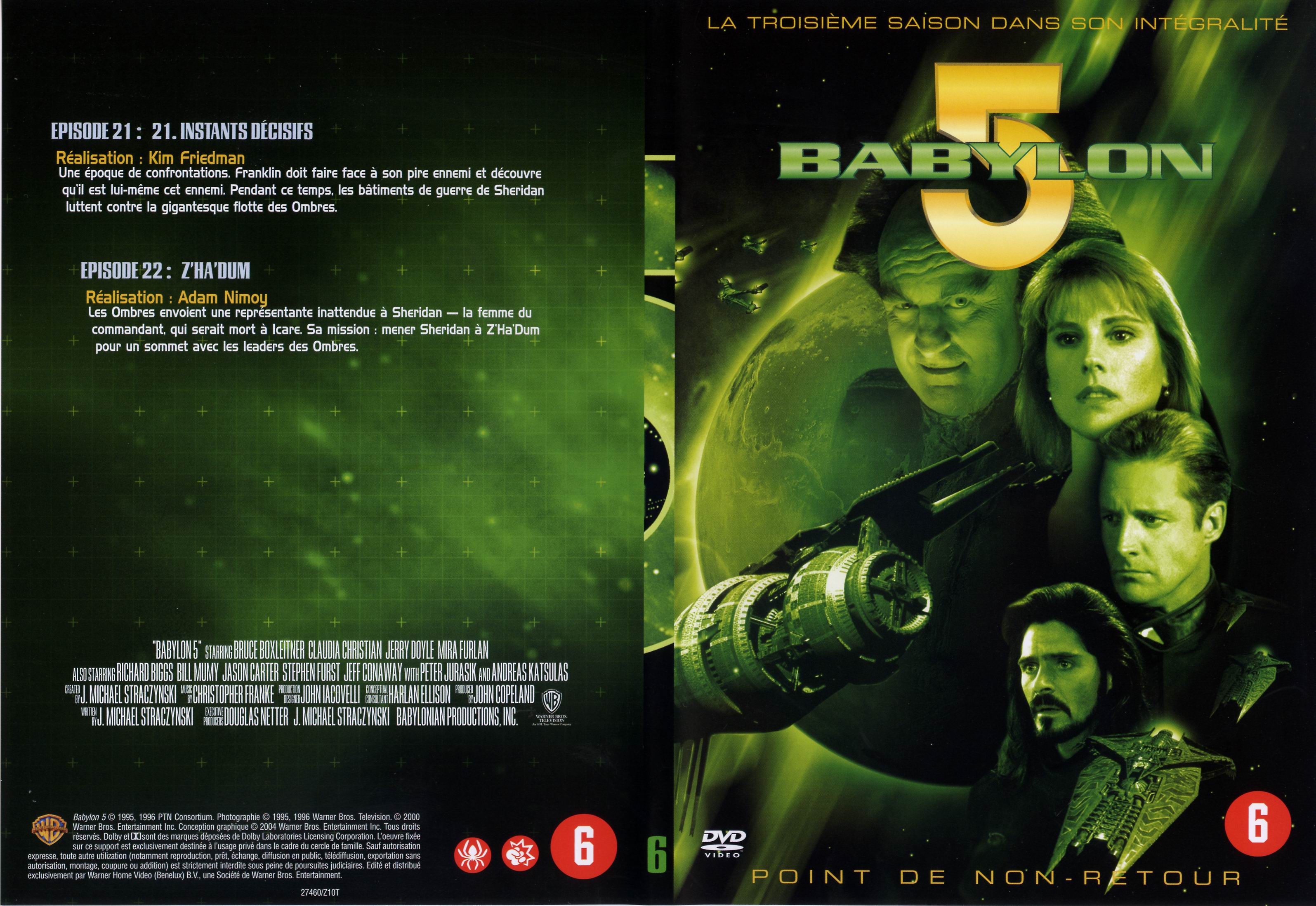 Jaquette DVD Babylon 5 saison 3 dvd 6