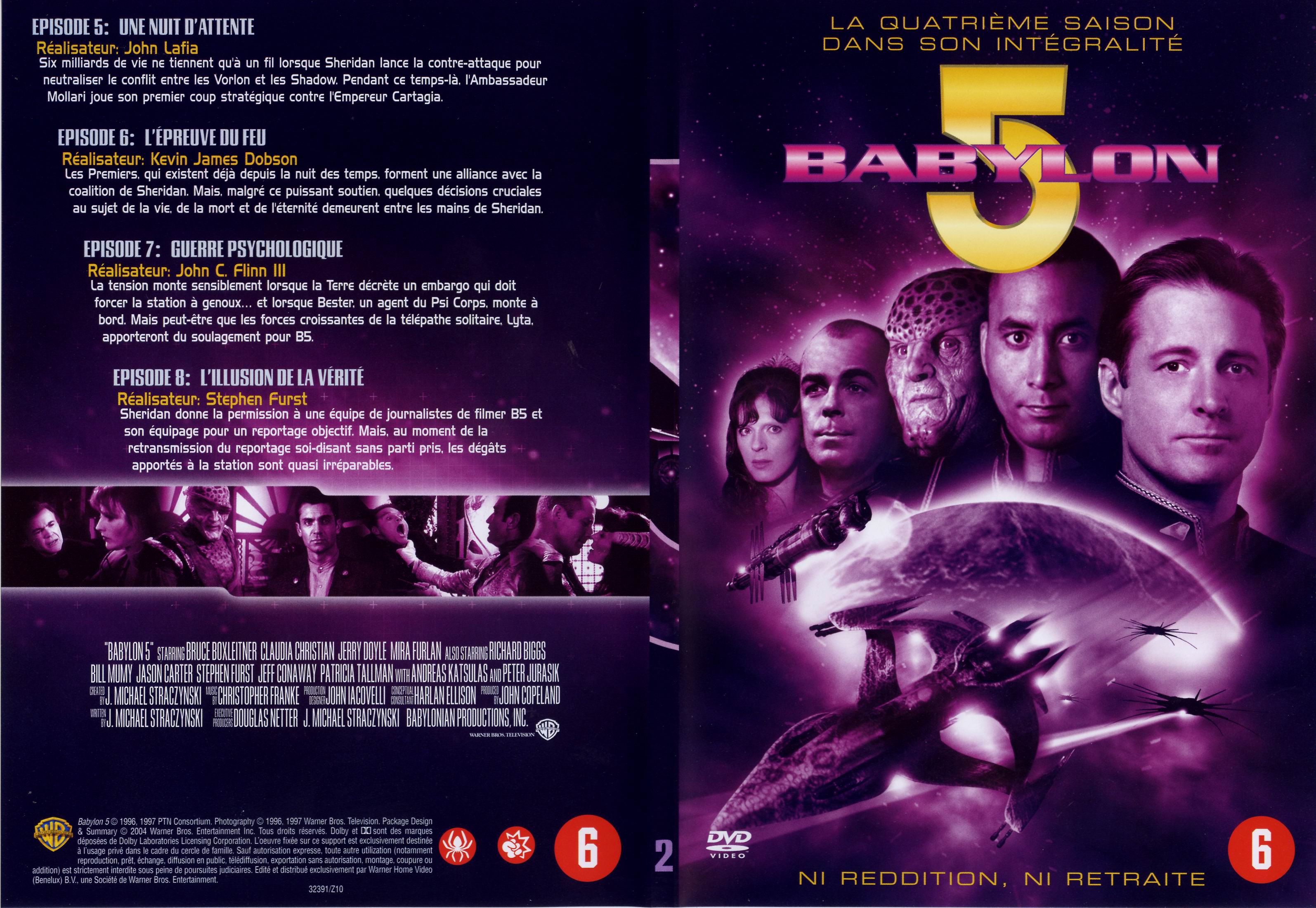 Jaquette DVD Babylon 5 saison 4 dvd 2