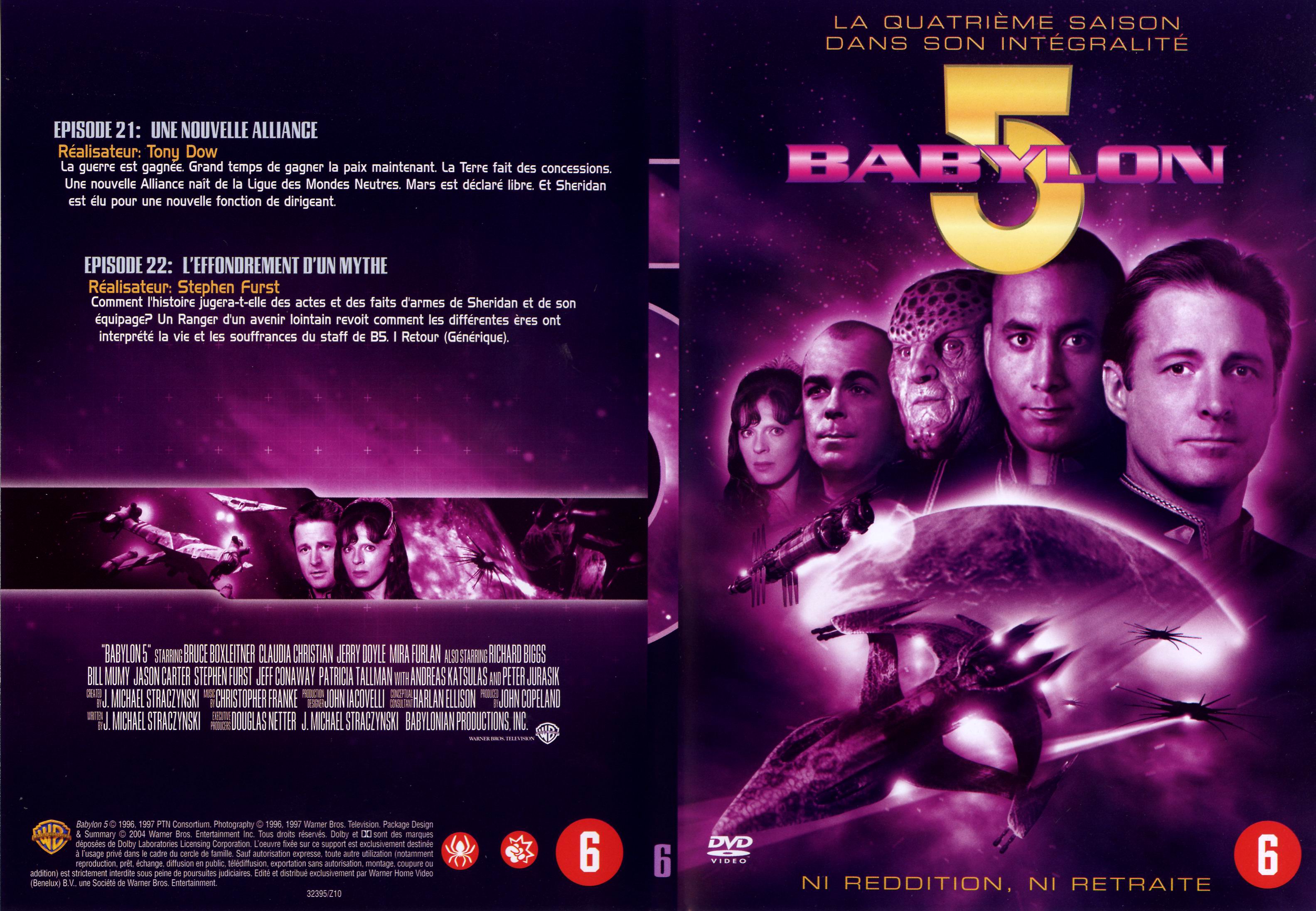 Jaquette DVD Babylon 5 saison 4 dvd 6