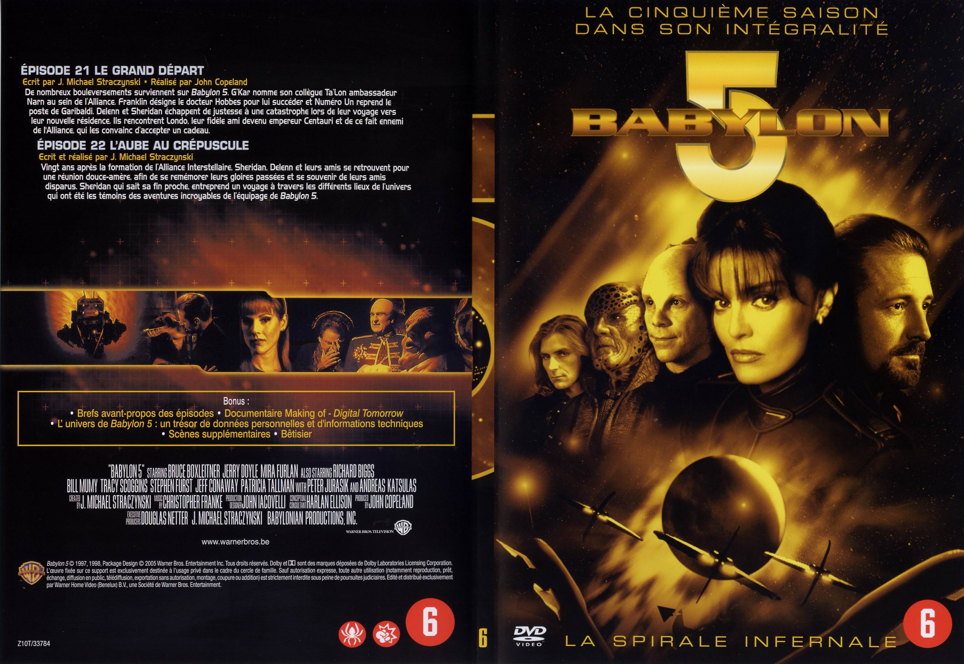 Jaquette DVD Babylon 5 saison 5 dvd 6