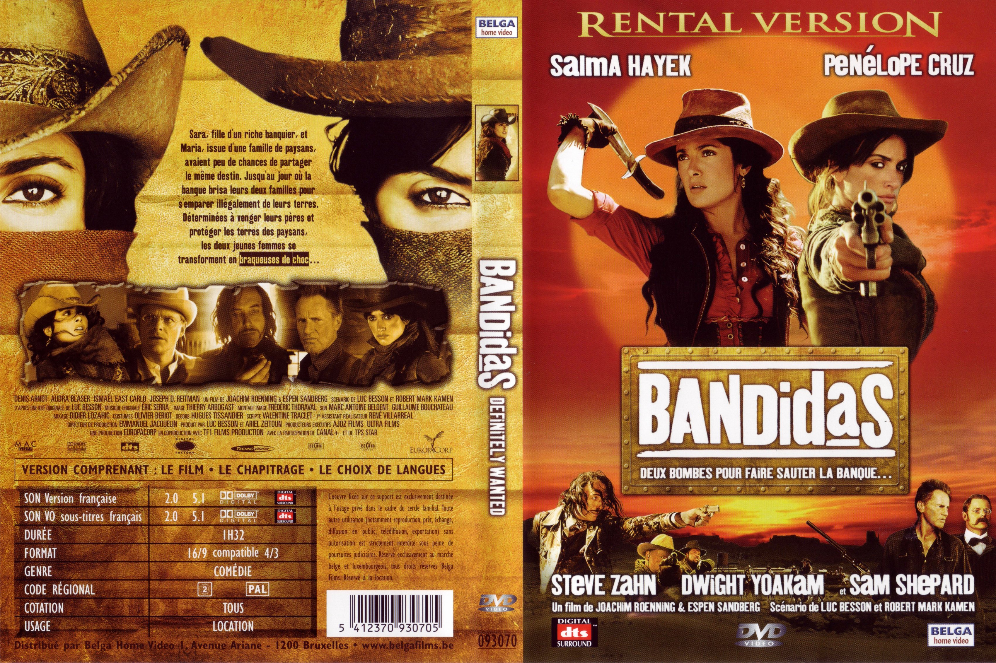Jaquette DVD Bandidas