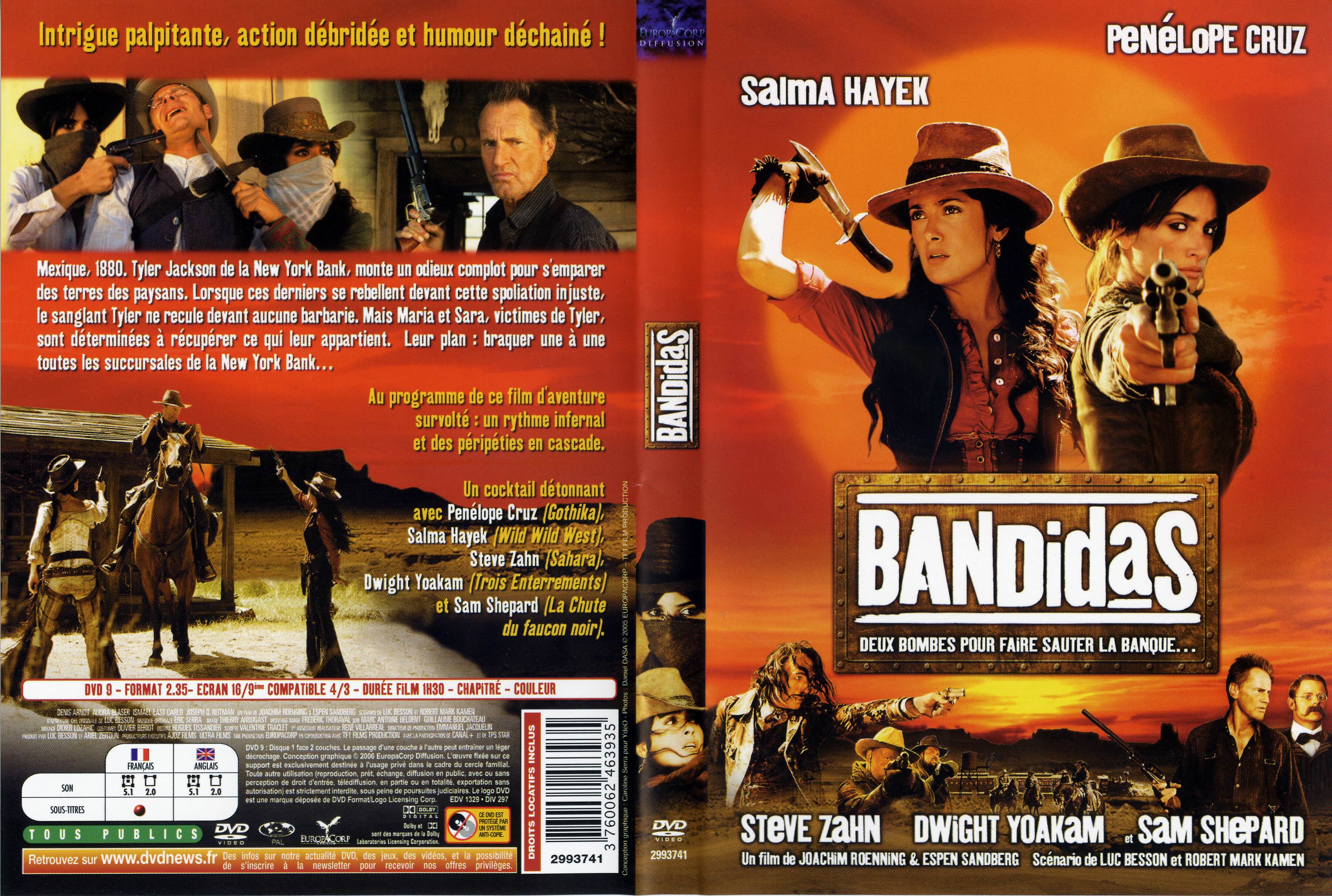 Jaquette DVD Bandidas v2