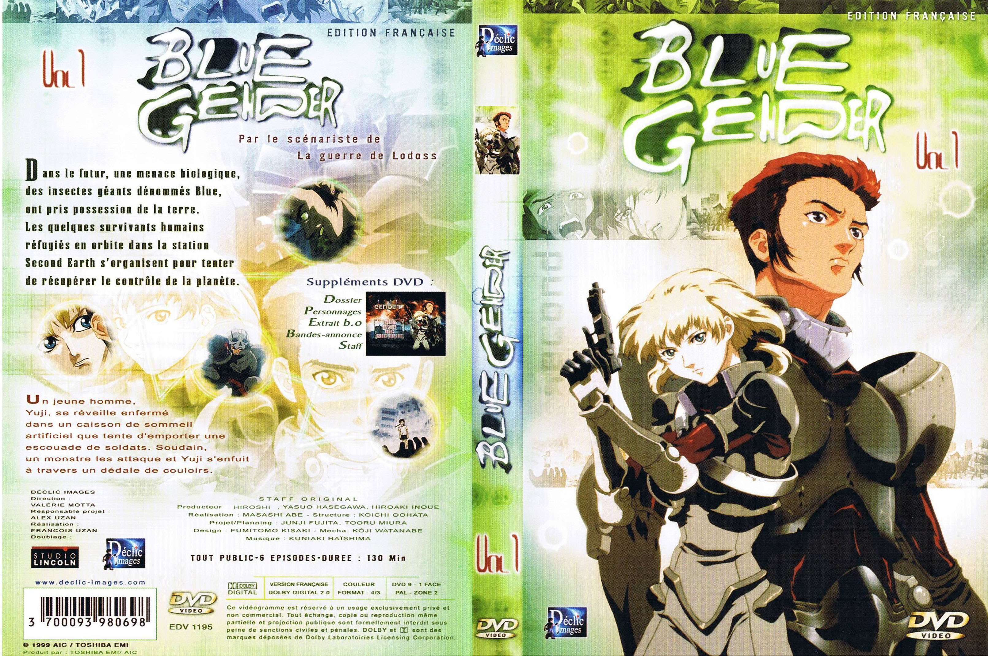 Jaquette DVD Blue Gender vol 1