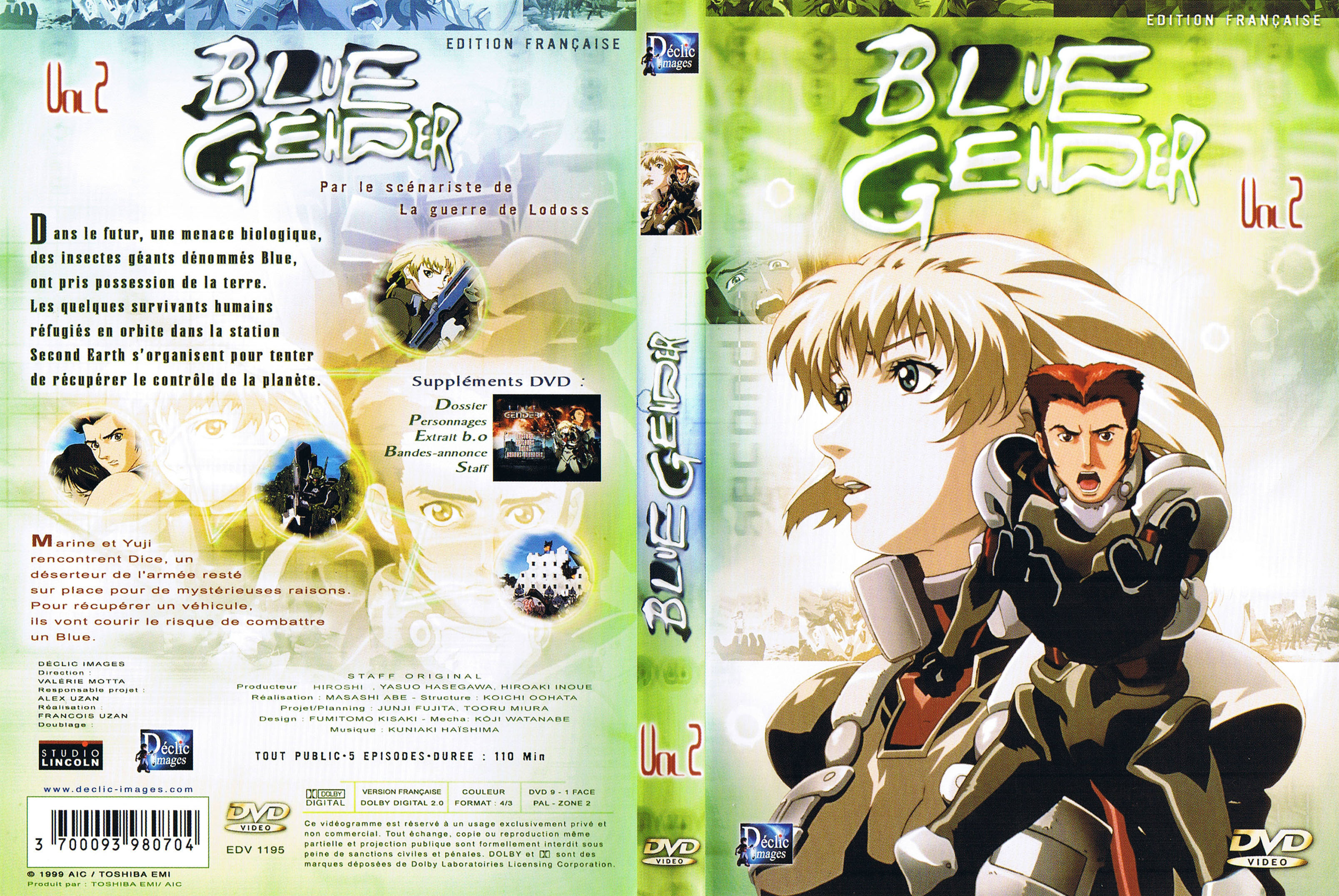 Jaquette DVD Blue Gender vol 2
