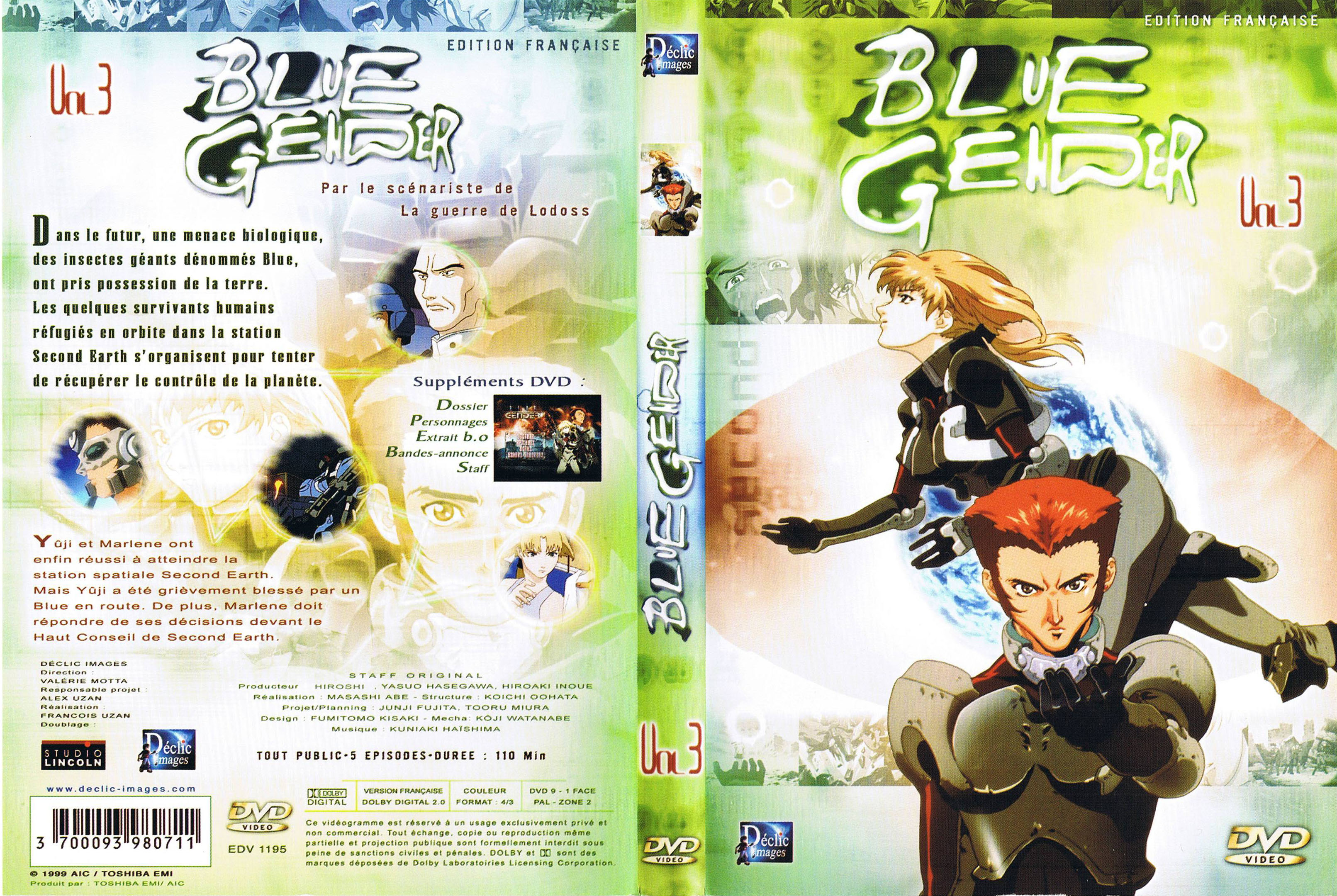 Jaquette DVD Blue Gender vol 3