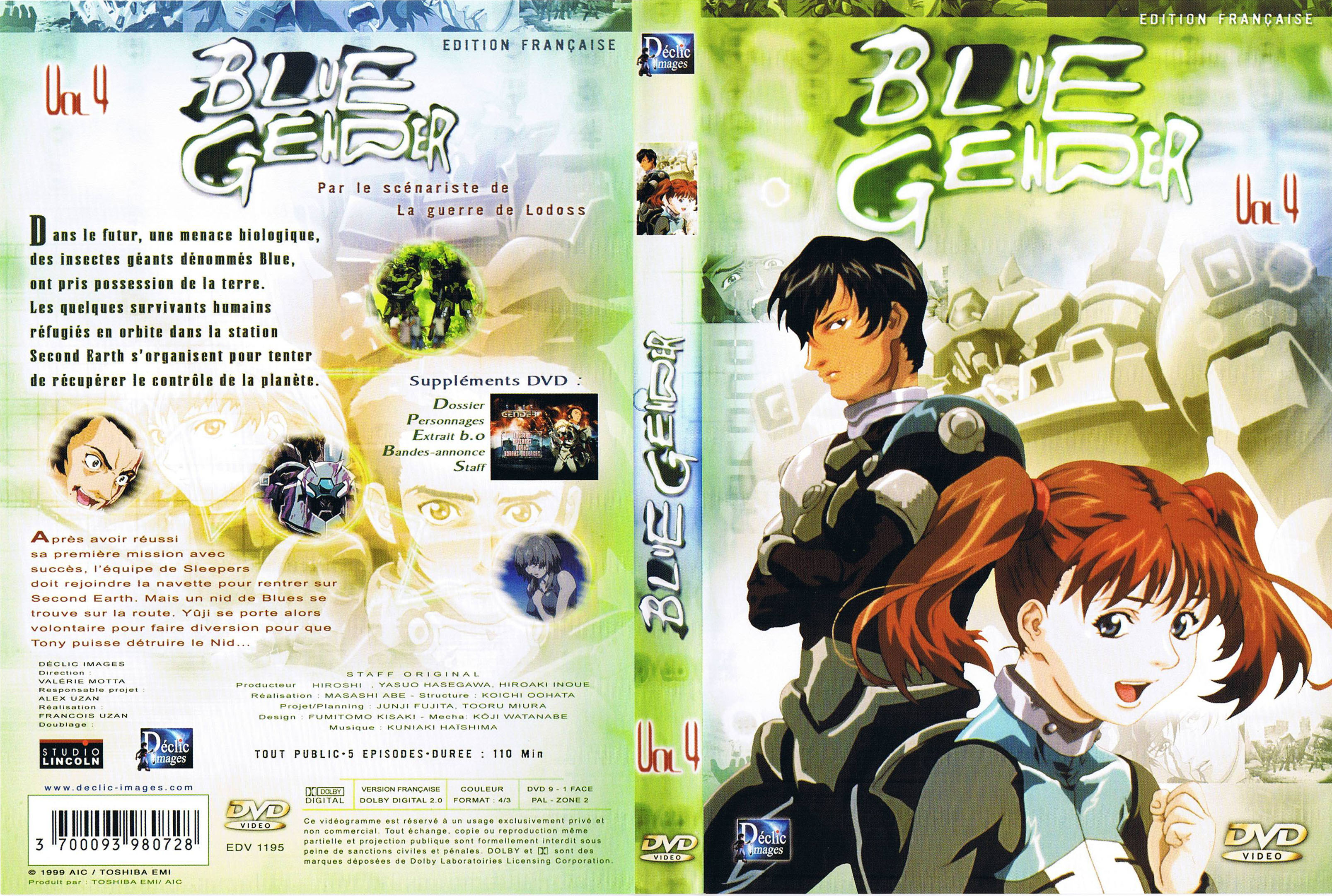 Jaquette DVD Blue Gender vol 4