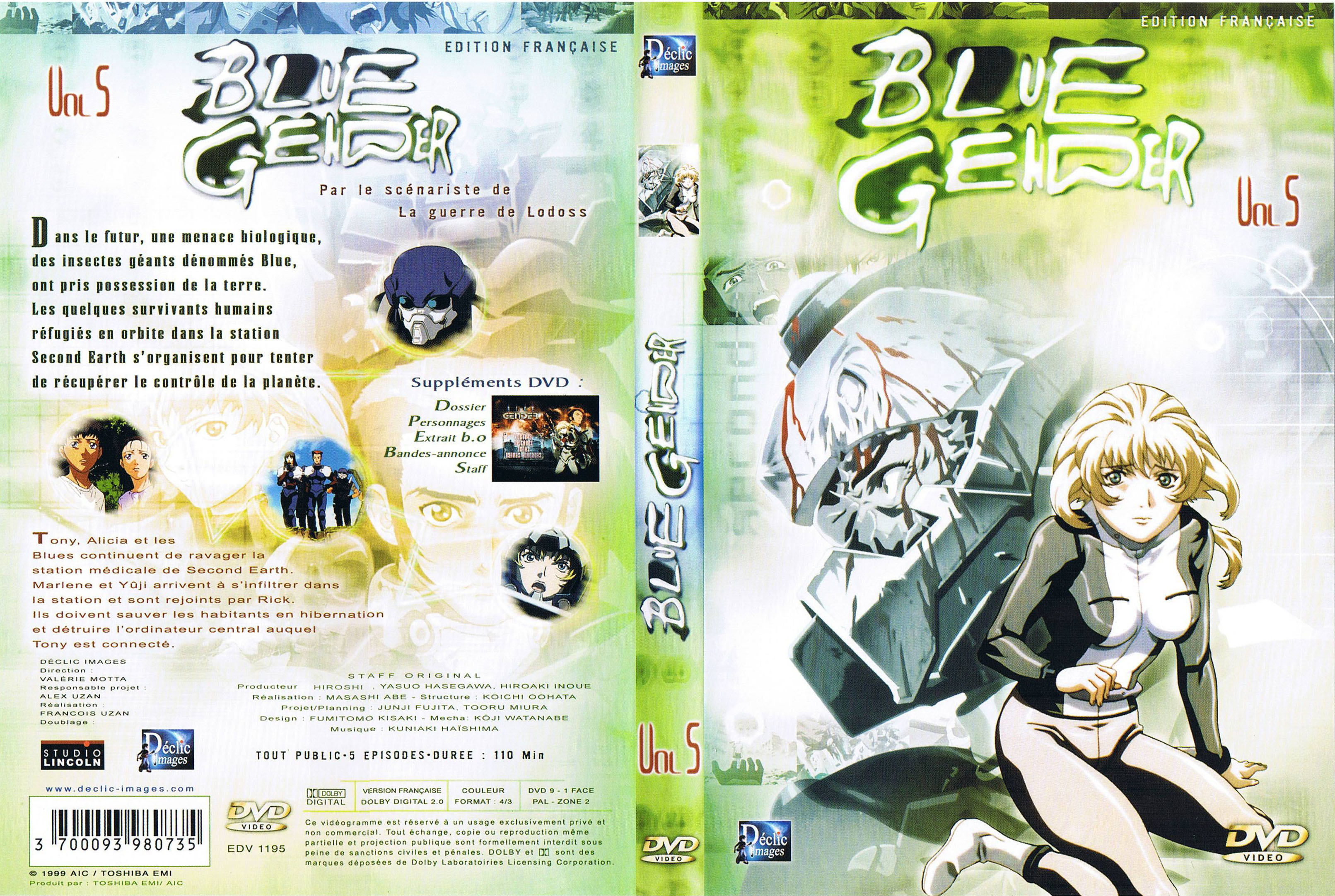 Jaquette DVD Blue Gender vol 5