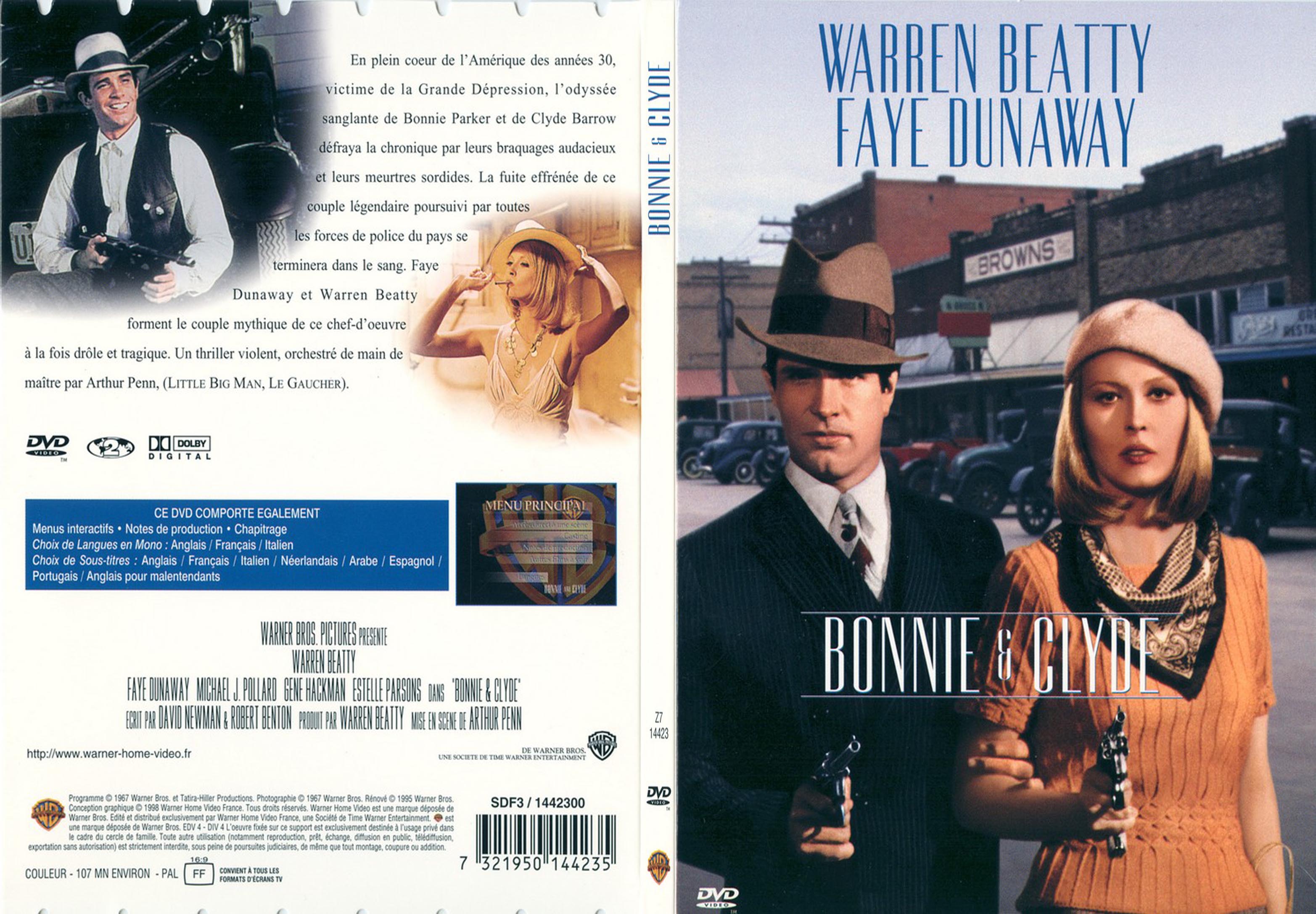Jaquette DVD Bonnie and Clyde - SLIM