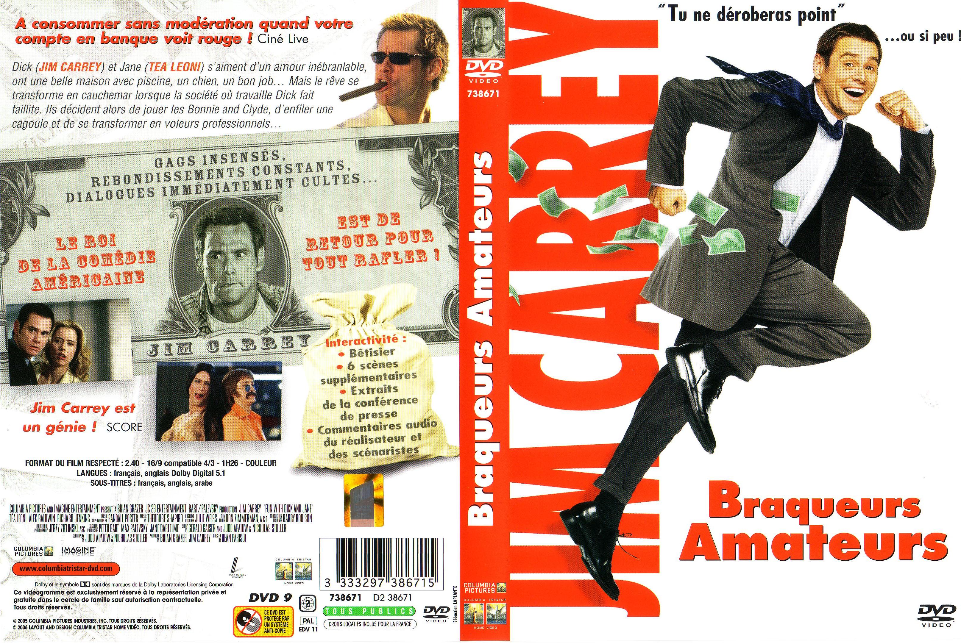 Jaquette DVD Braqueurs amateurs