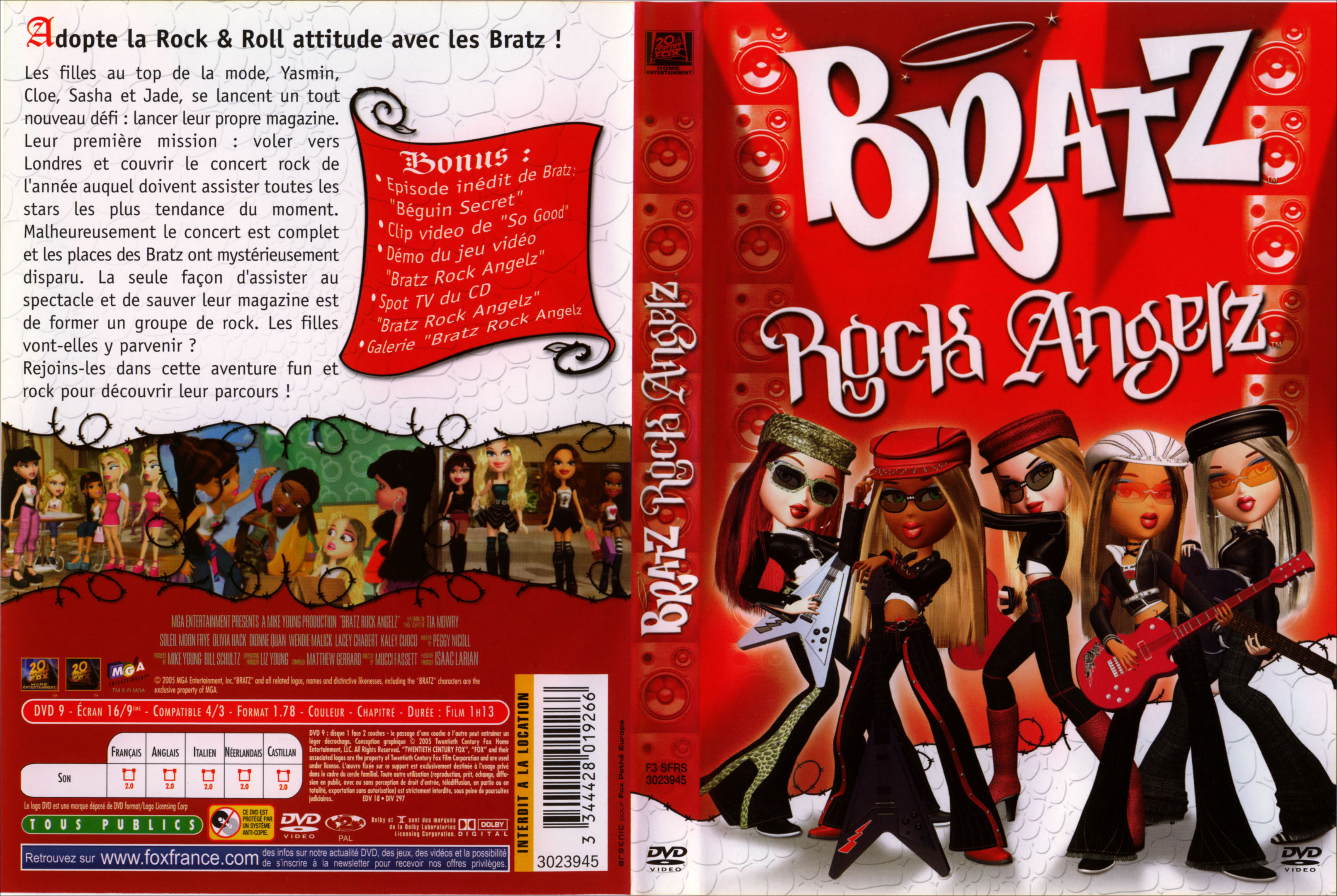 Jaquette DVD Bratz Rock Angelz