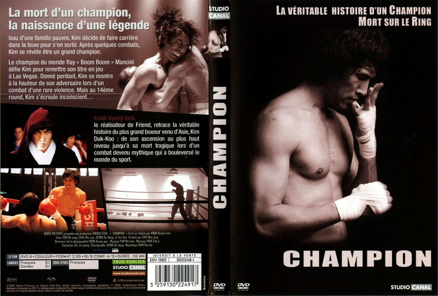 Jaquette DVD Champion