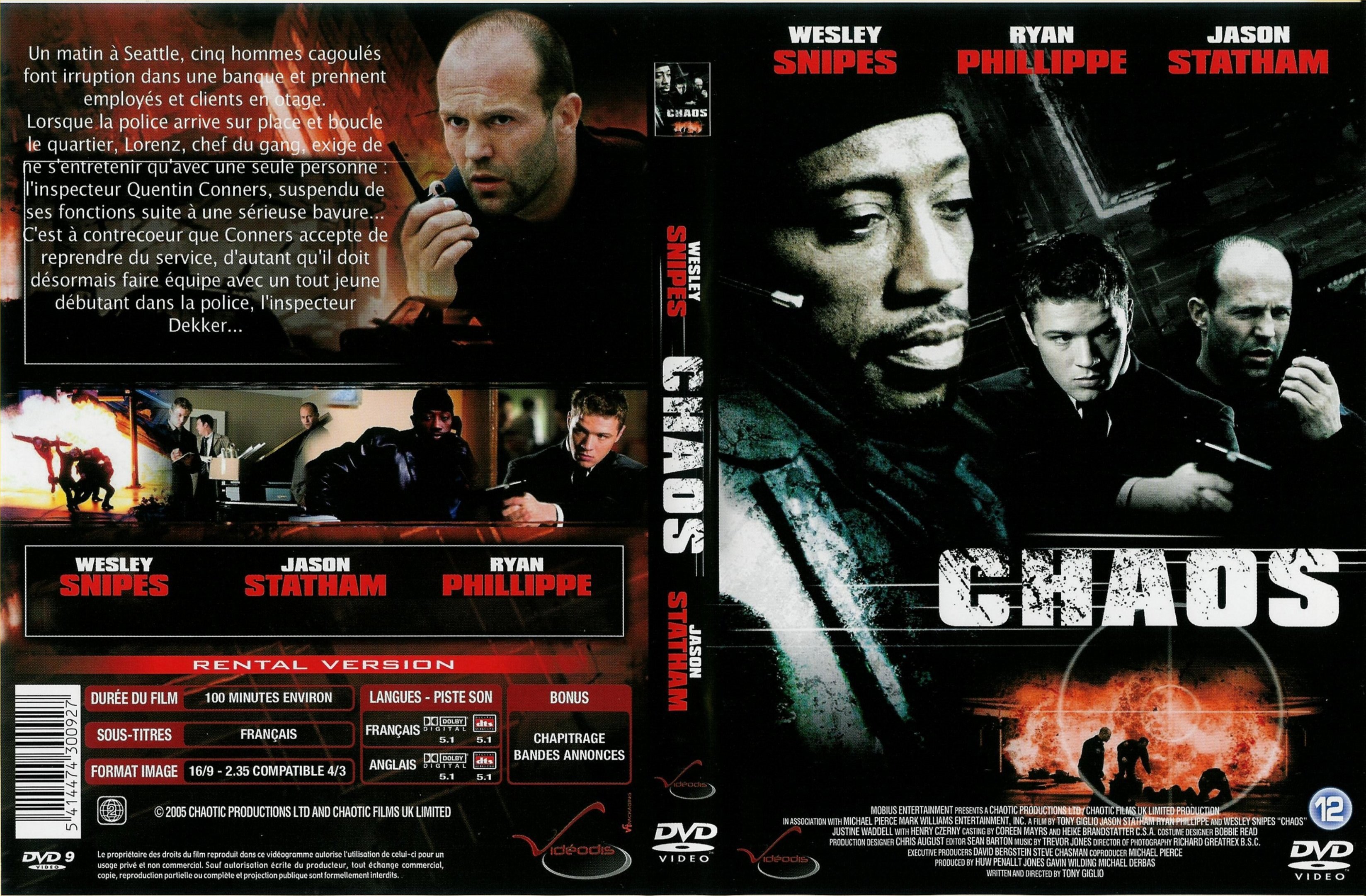 Jaquette DVD Chaos 2005 v2