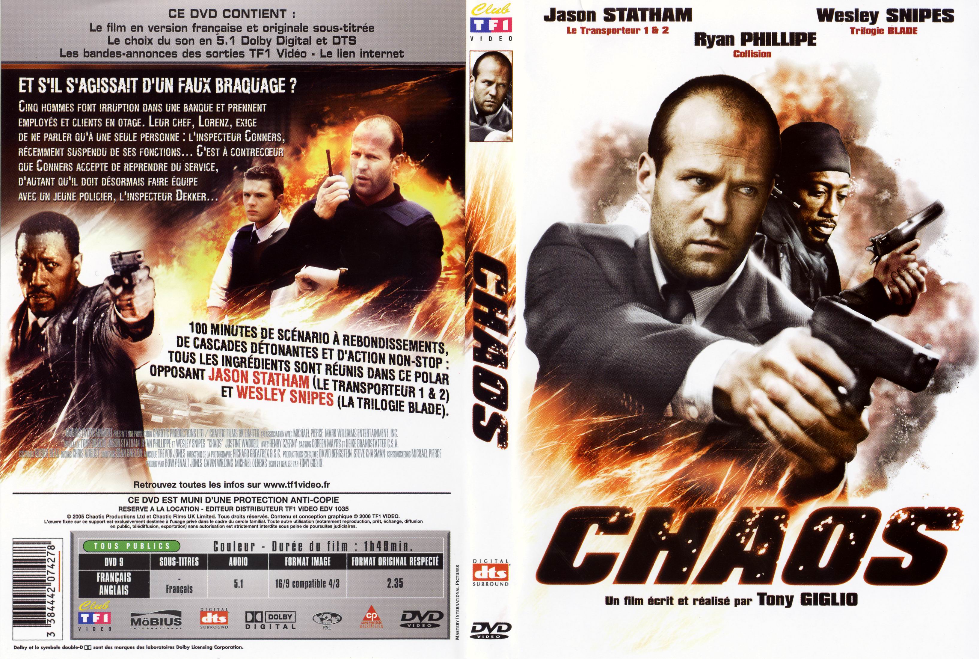 Jaquette DVD Chaos (2005)