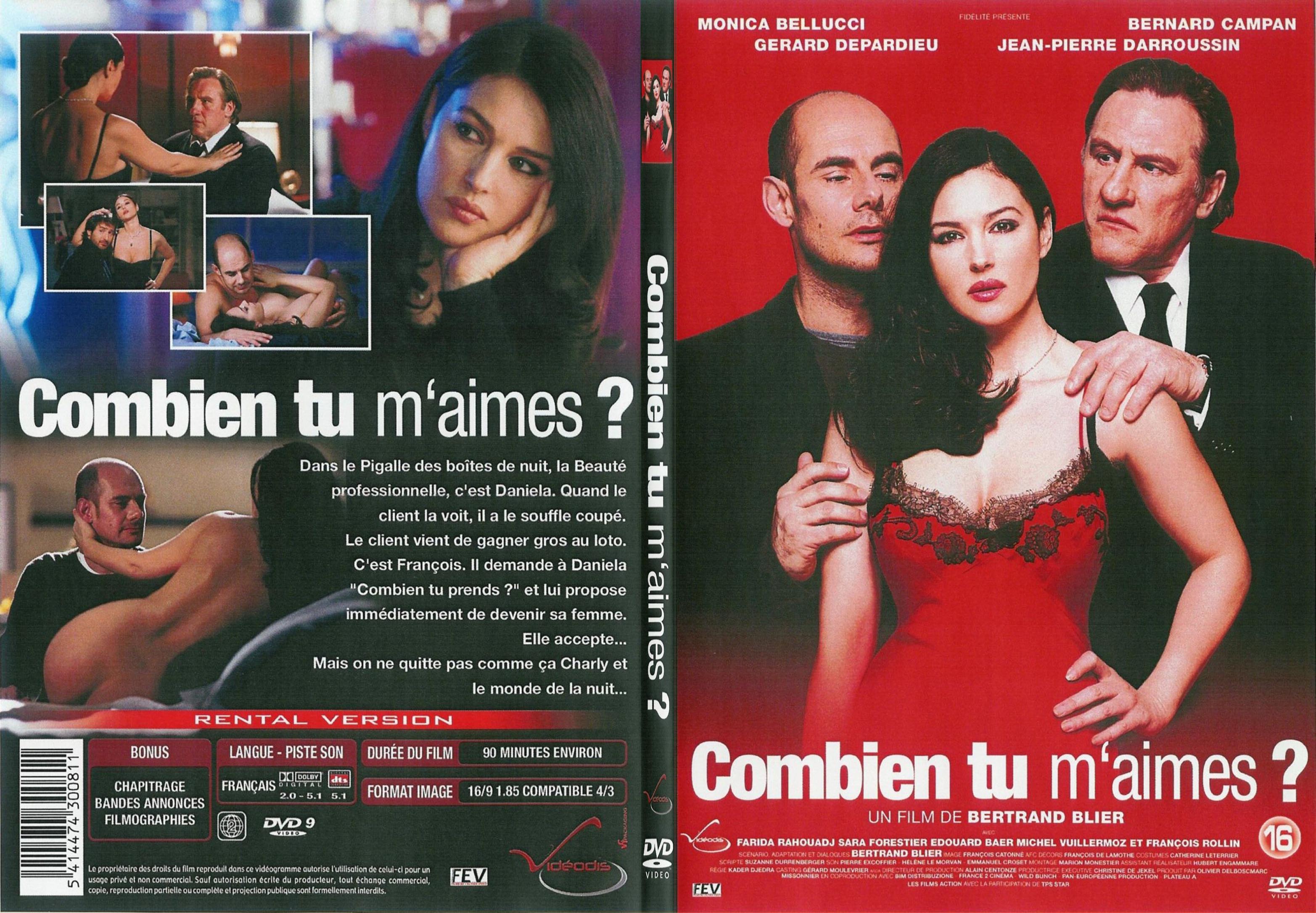 Jaquette DVD Combien tu m