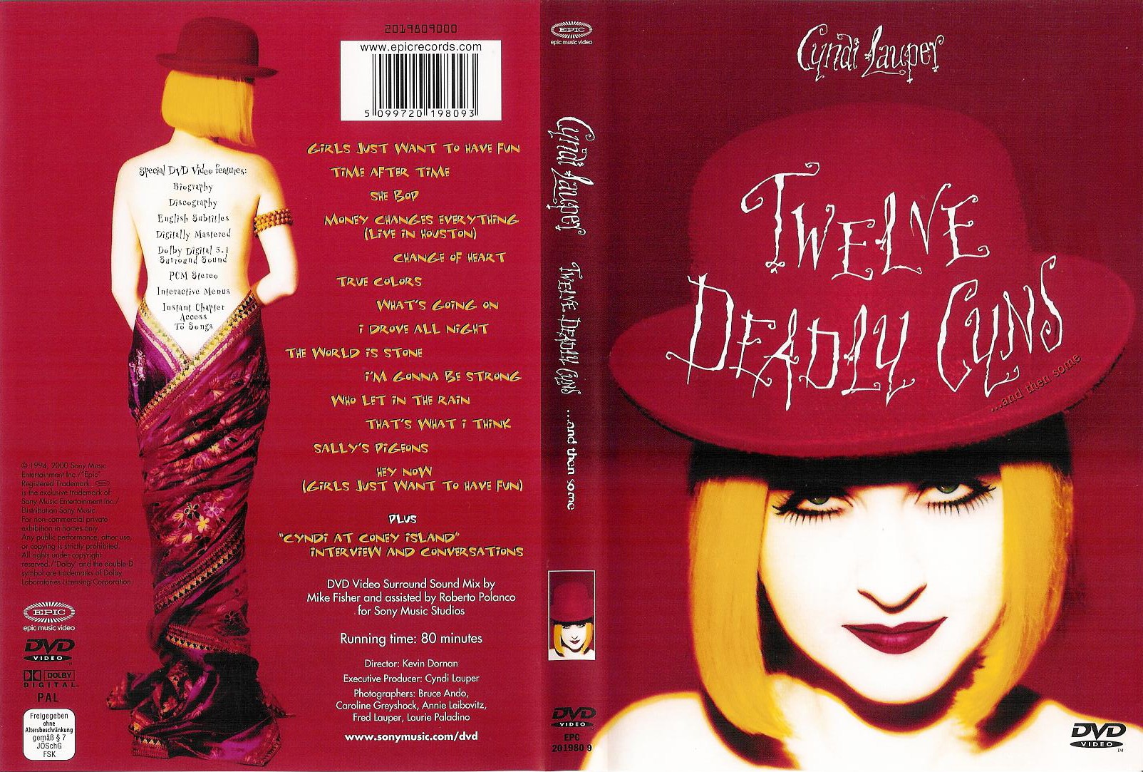 Jaquette DVD Cyndi Lauper twelve deadly cyns
