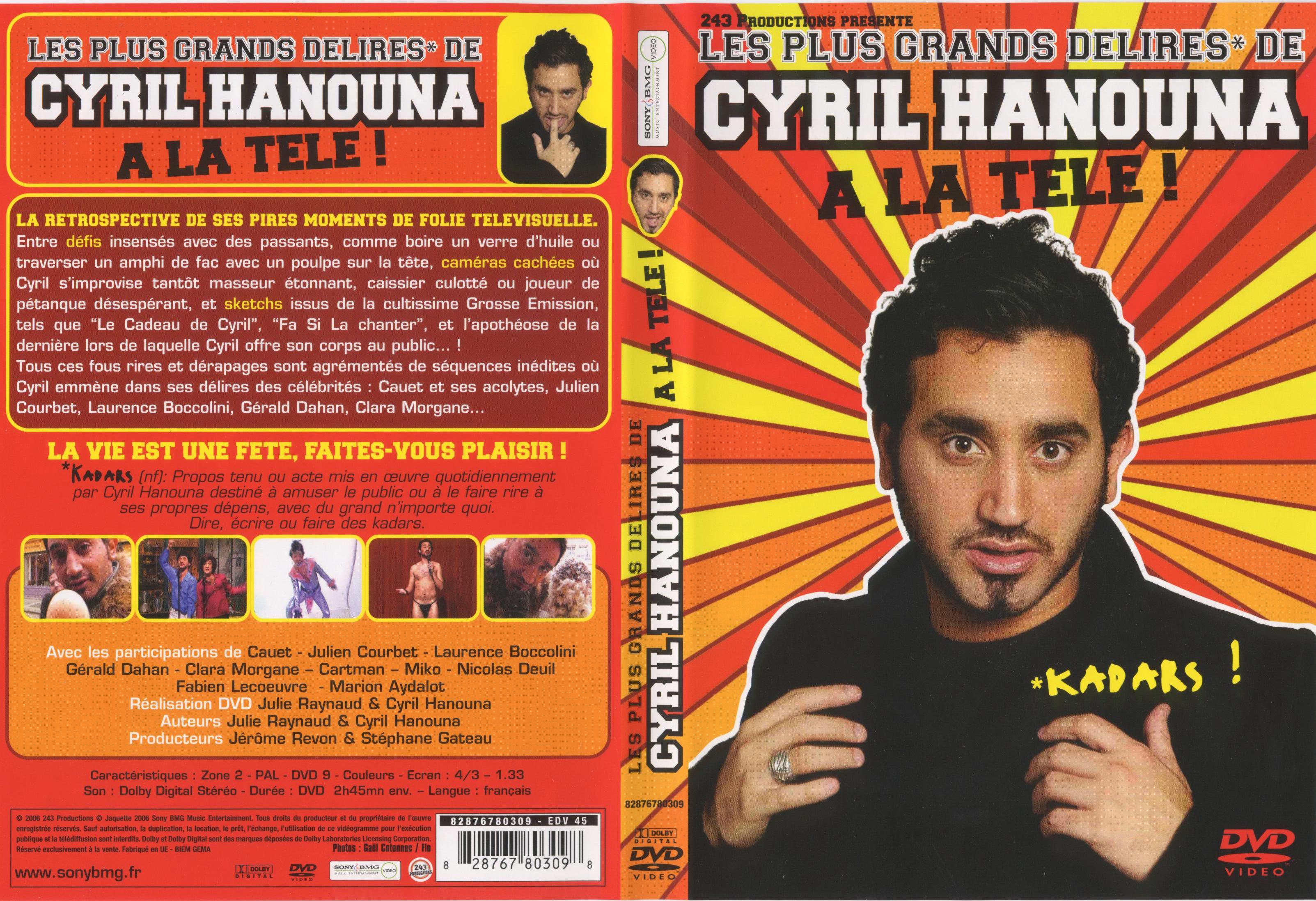 Jaquette DVD Cyril Hanouna  la tl