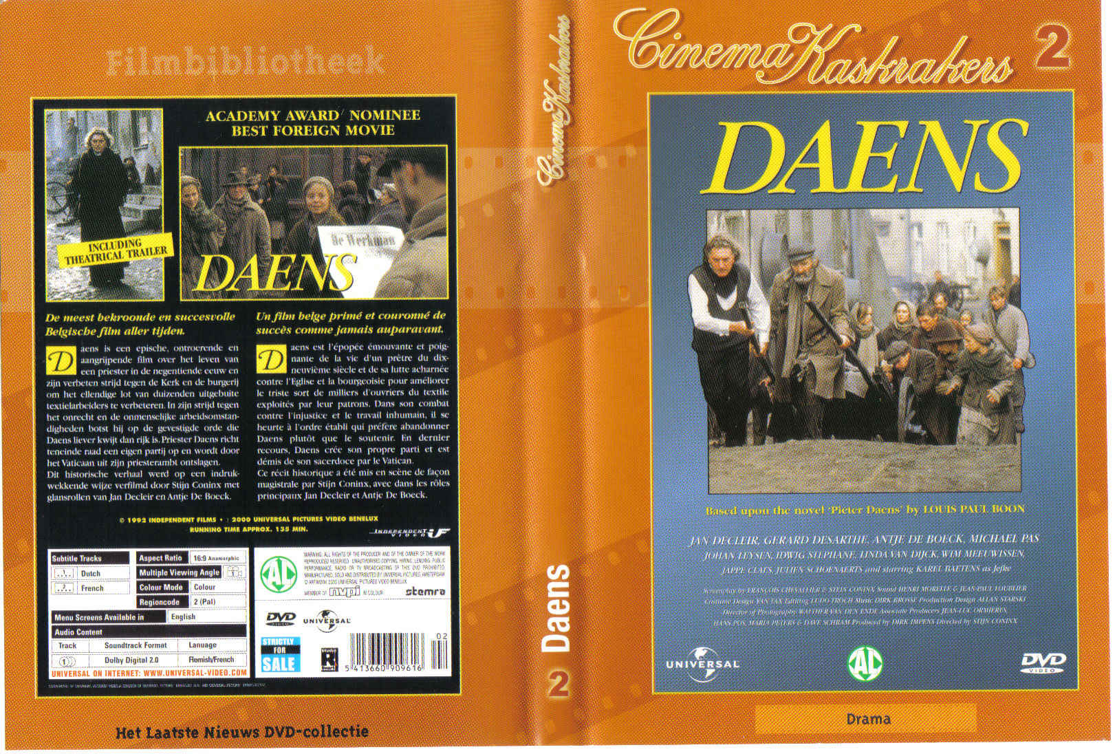 Jaquette DVD Daens