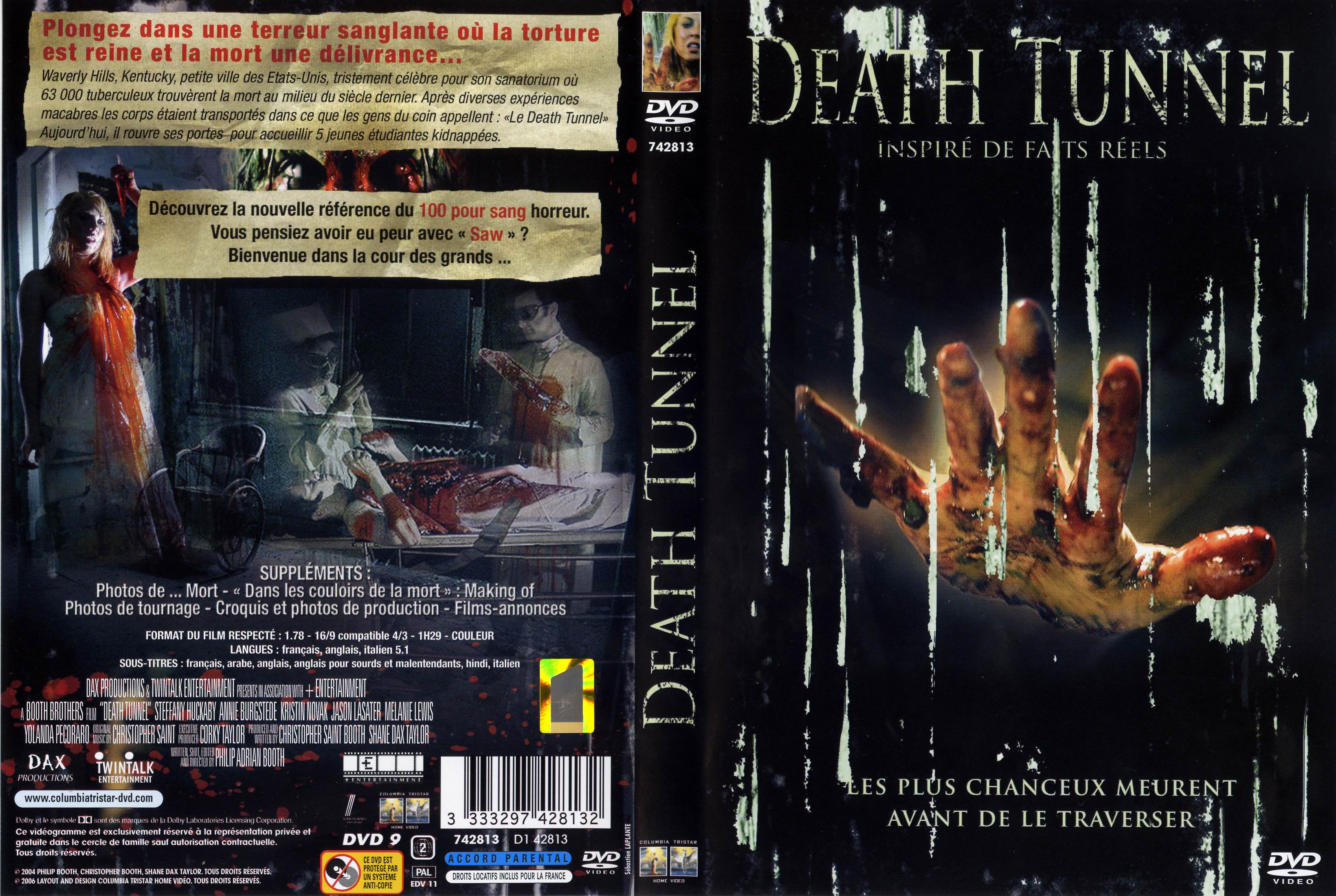 Jaquette DVD Death tunnel
