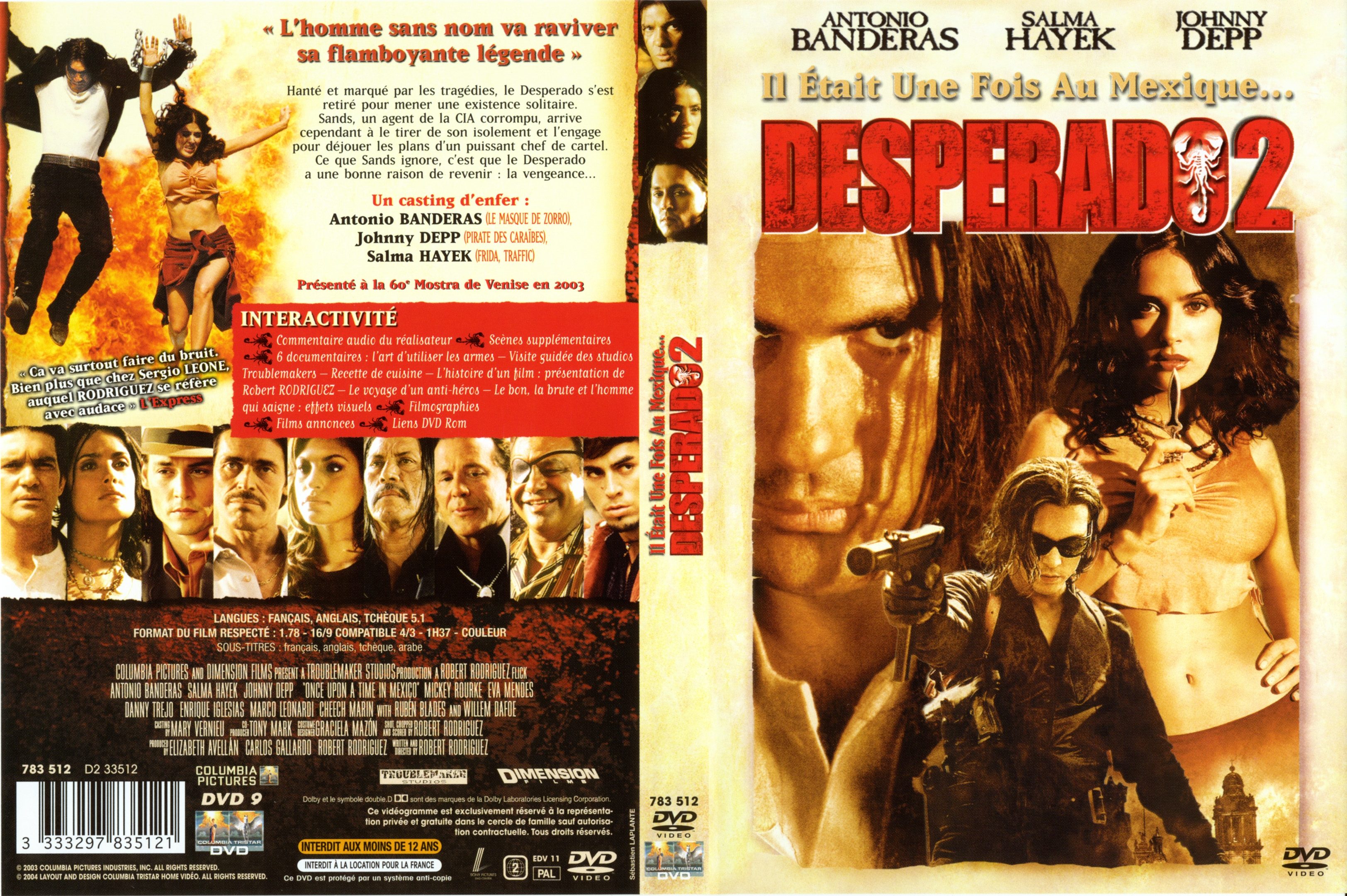 Jaquette DVD Desperado 2