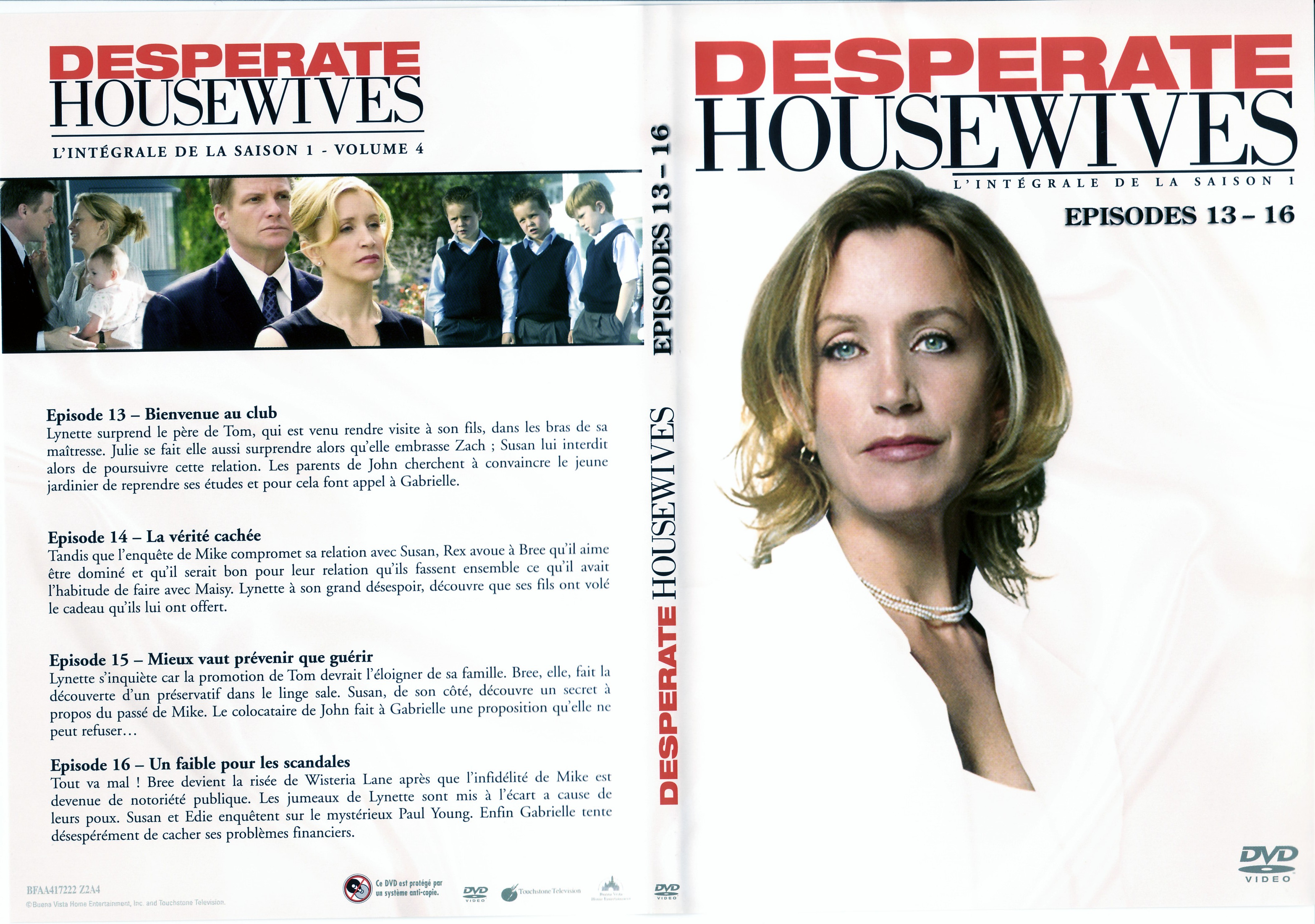 Jaquette DVD Desperate housewives Saison 1 vol 4