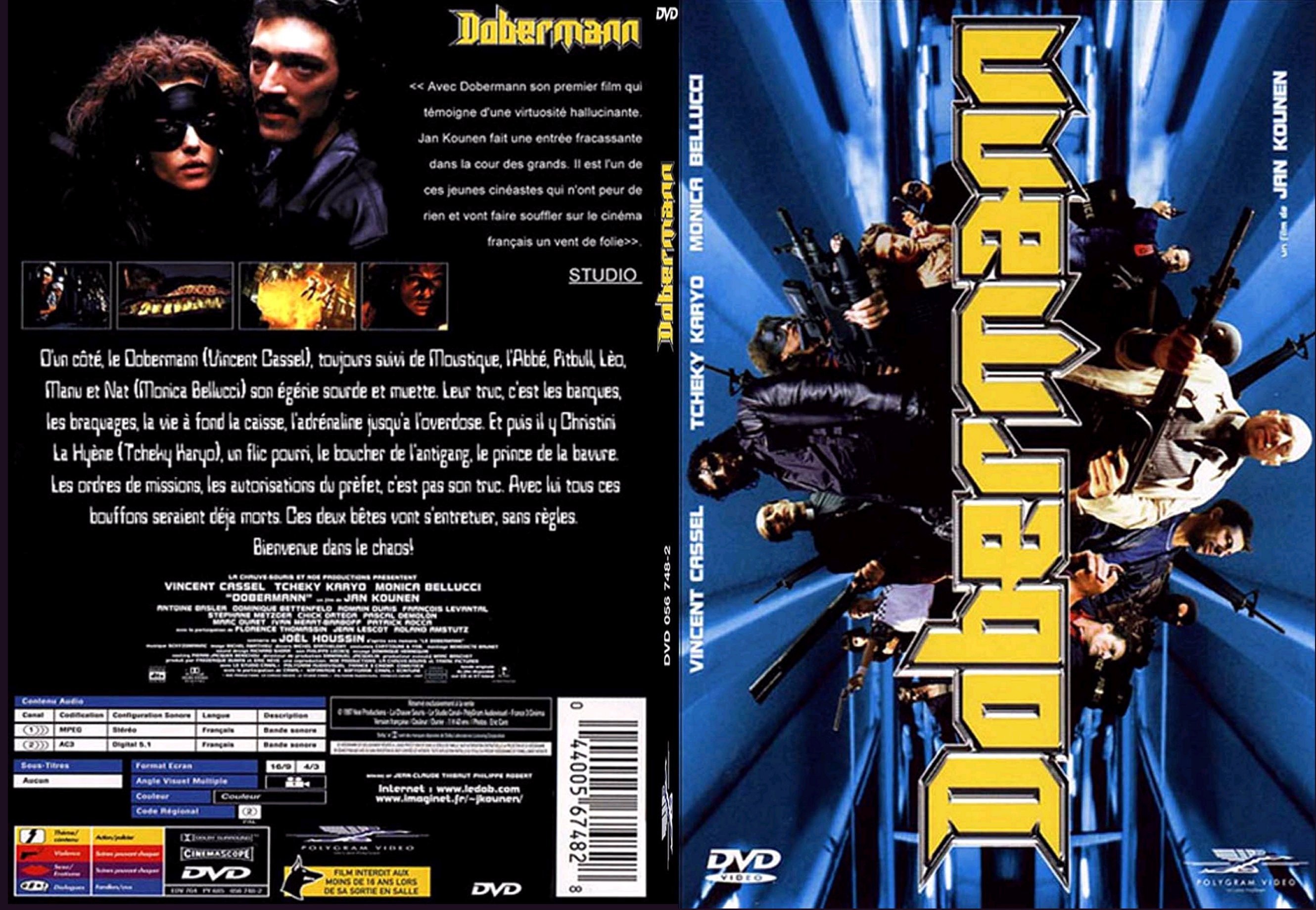 Jaquette DVD Dobermann - SLIM