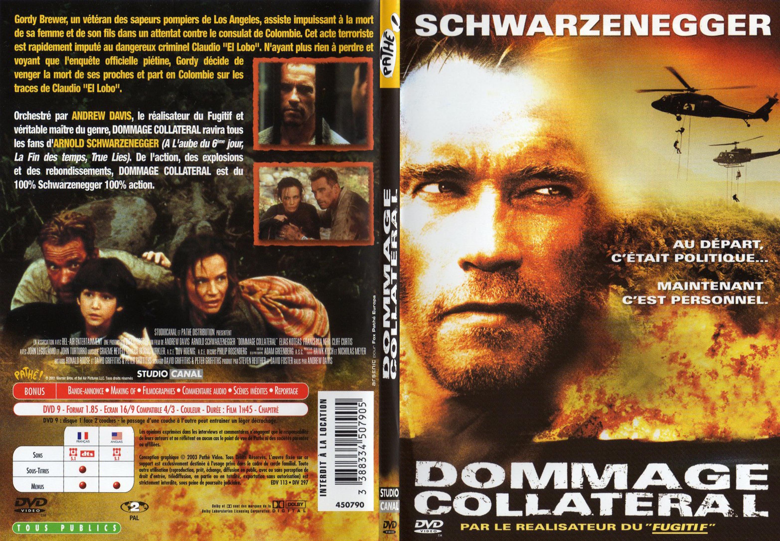 Jaquette DVD Dommage collateral - SLIM