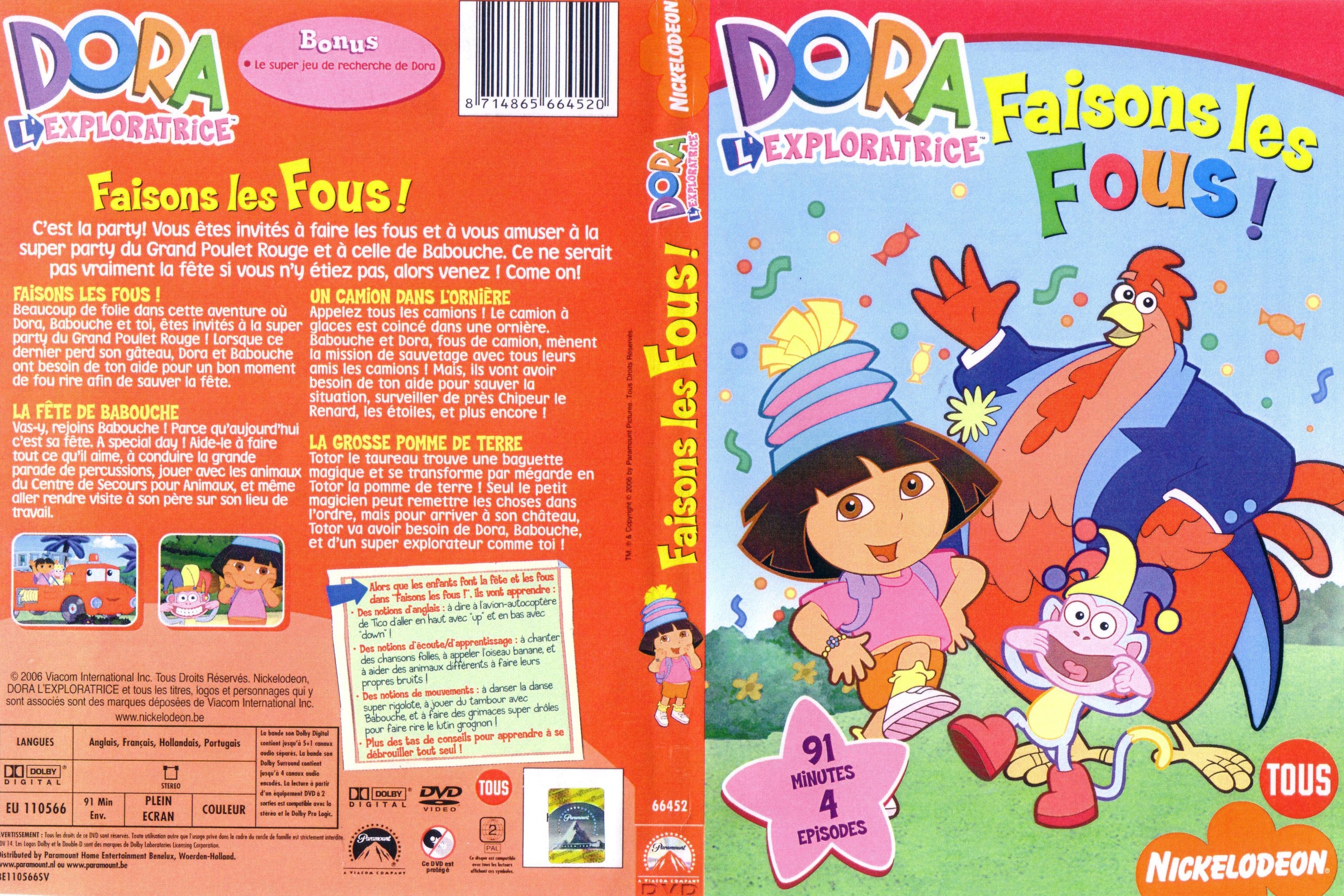 Jaquette DVD Dora l