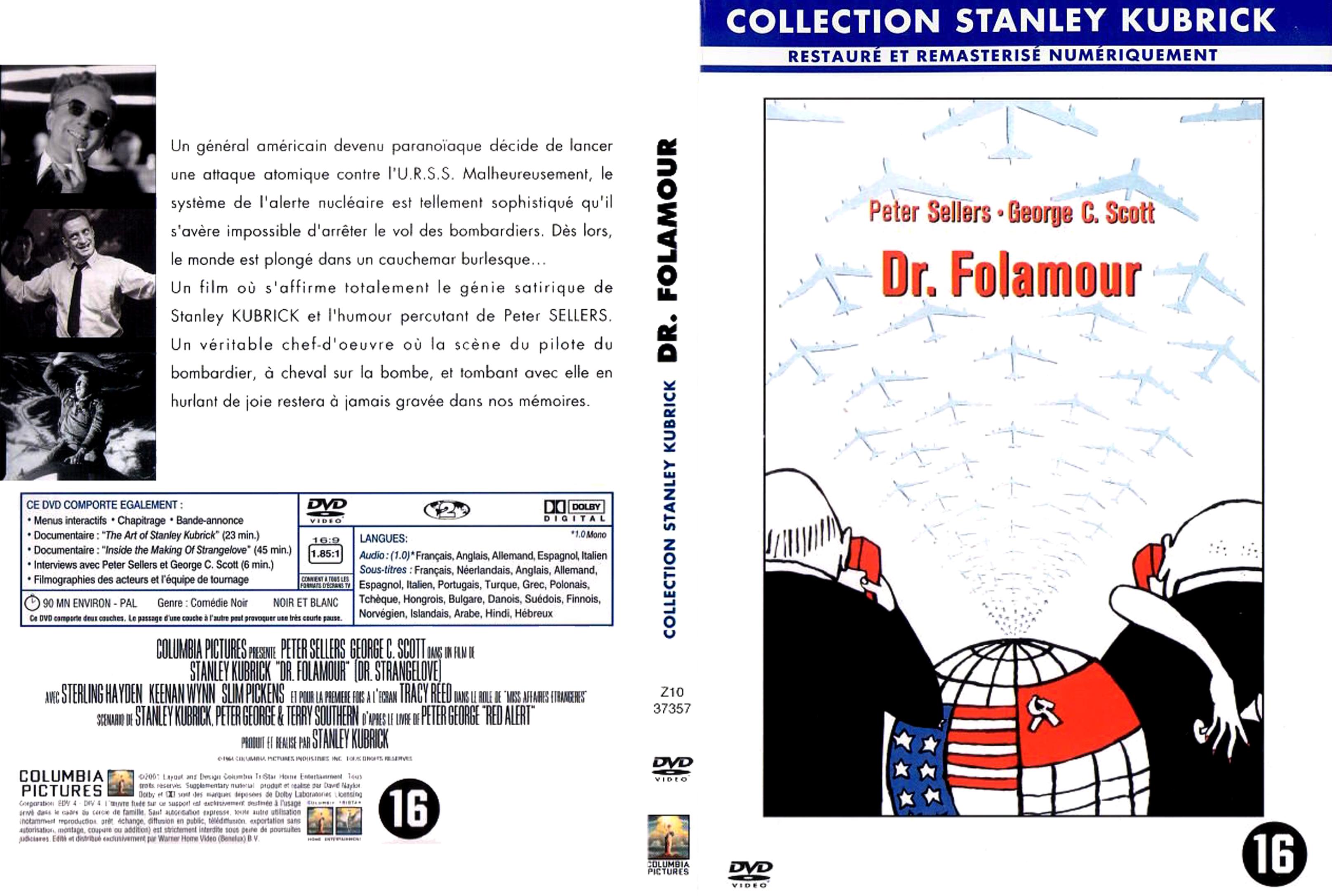 Jaquette DVD Dr folamour