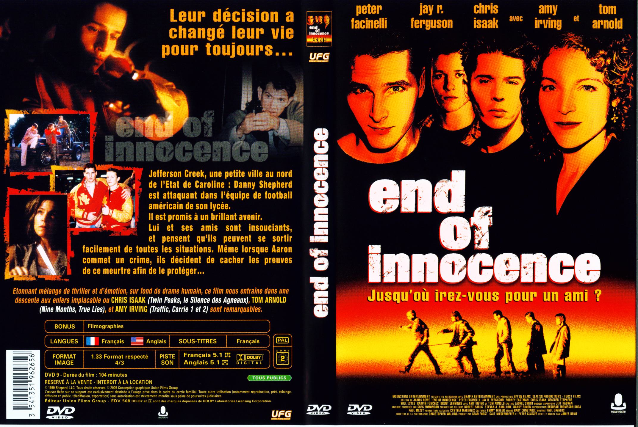 Jaquette DVD End of innocence