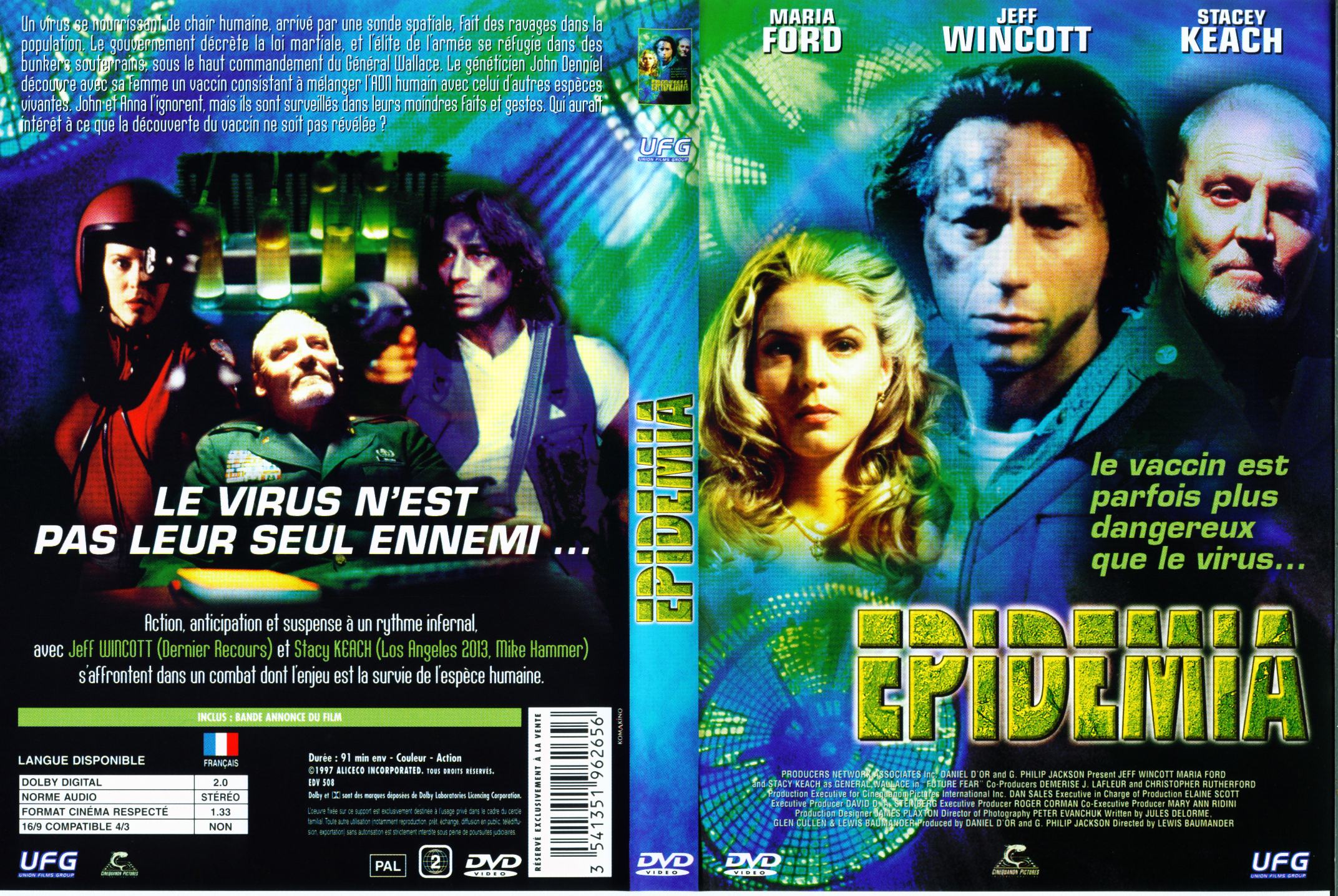 Jaquette DVD Epidemia