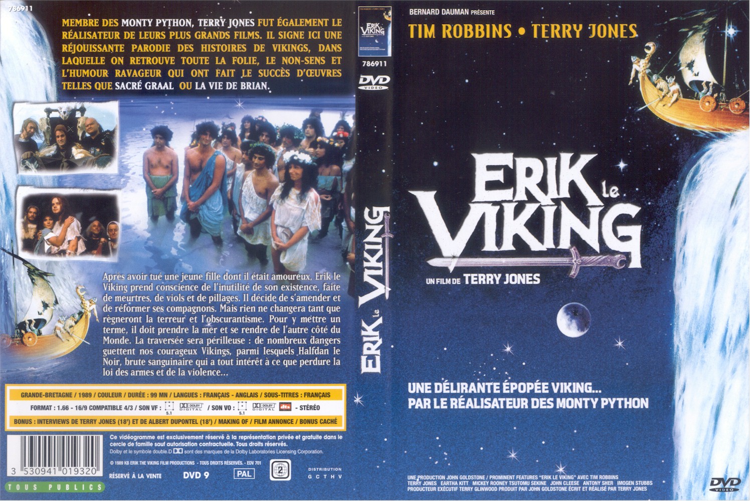 Jaquette DVD Erik le Viking
