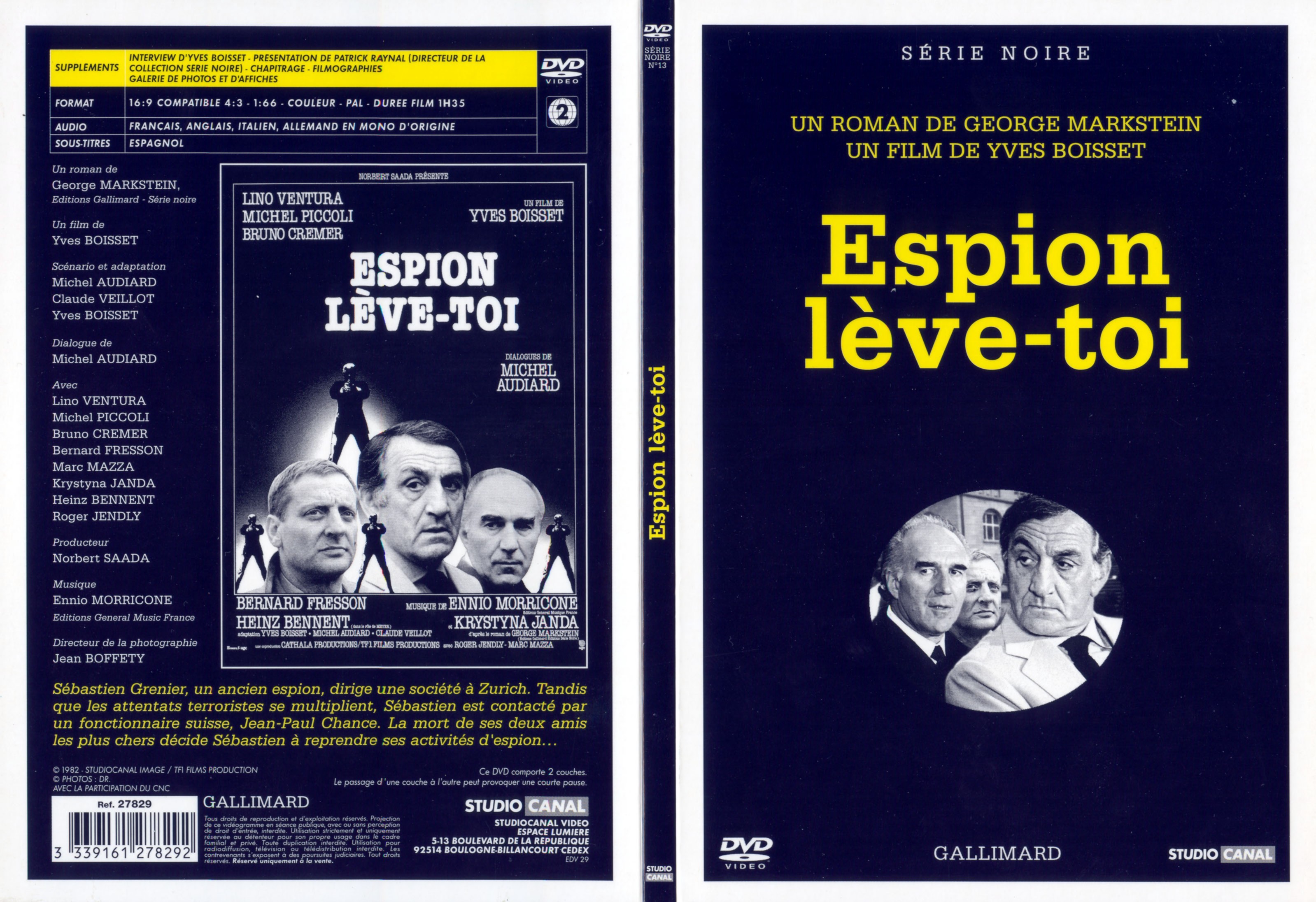 Jaquette DVD Espion leve toi