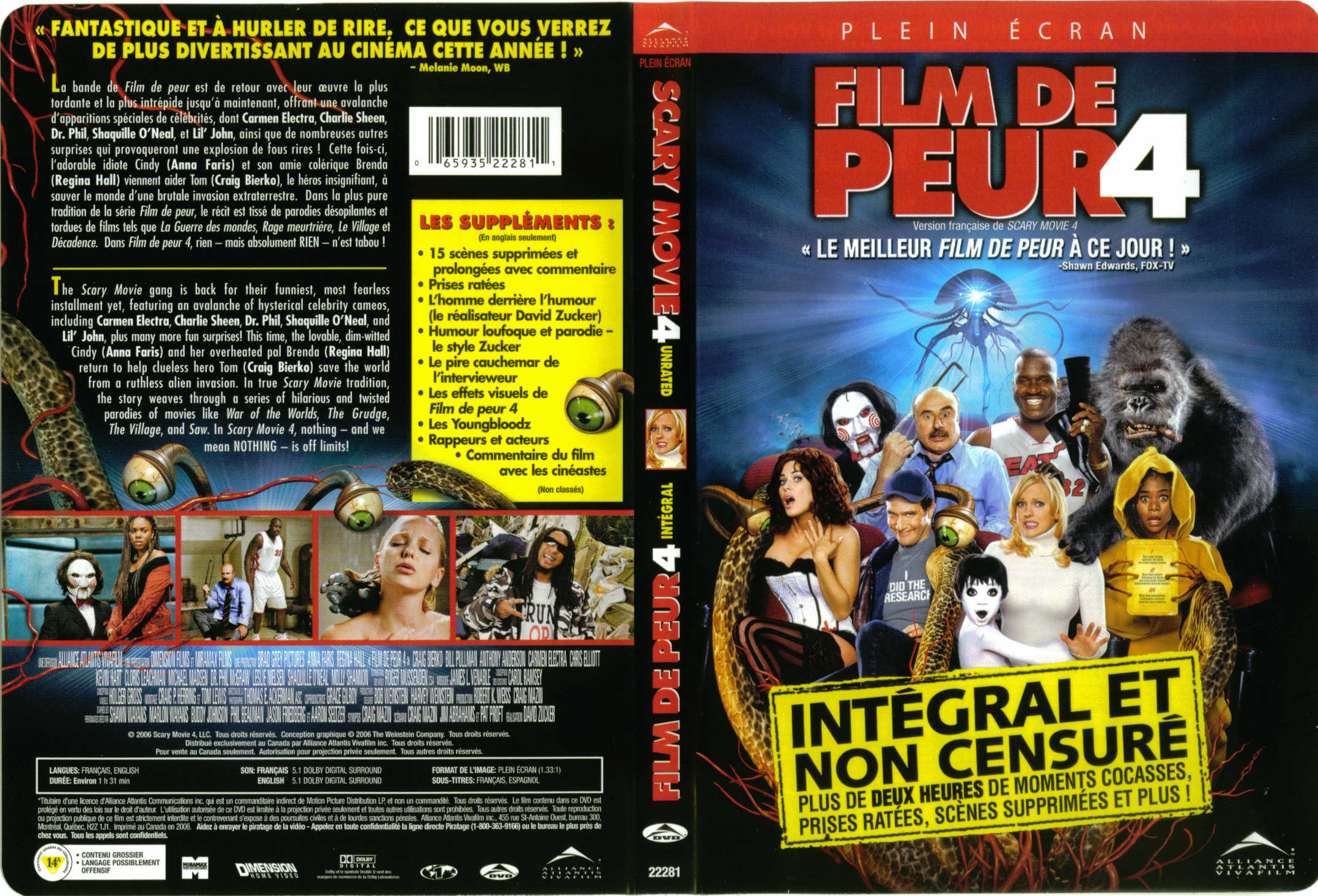 Jaquette DVD Film de peur 4