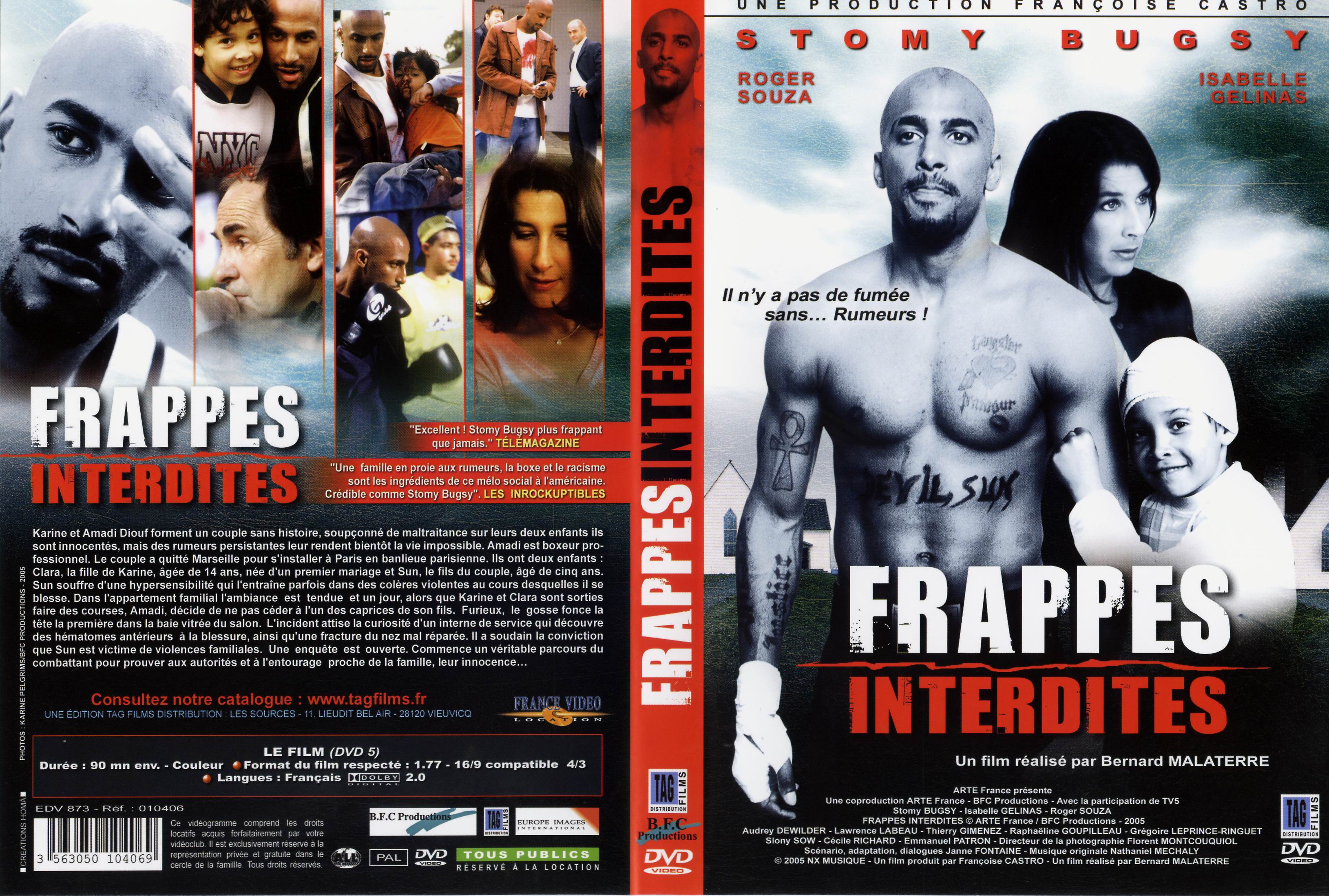 Jaquette DVD Frappes interdites