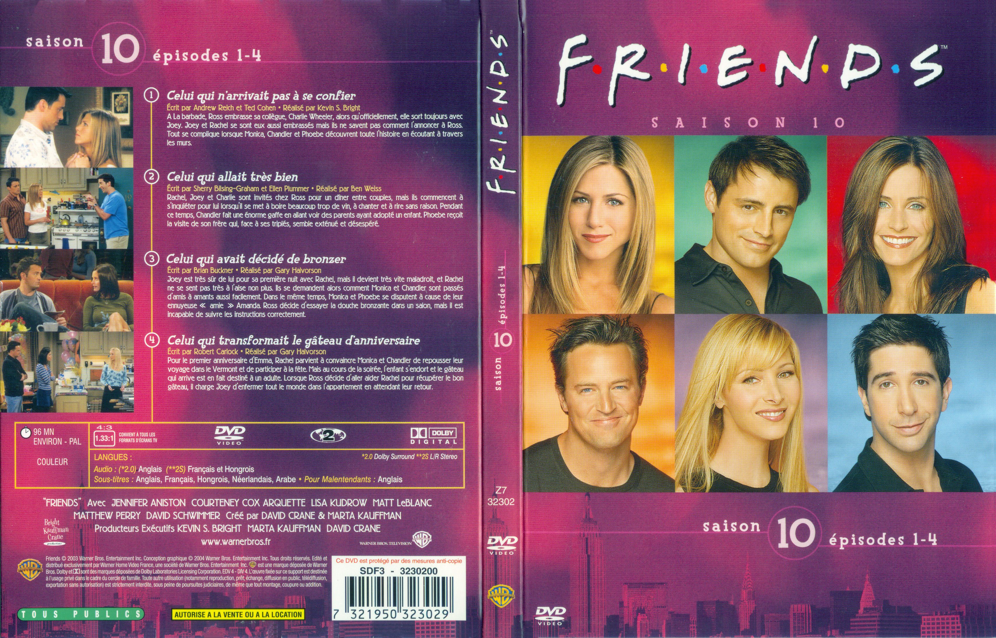 Jaquette DVD Friends saison 10 dvd 1