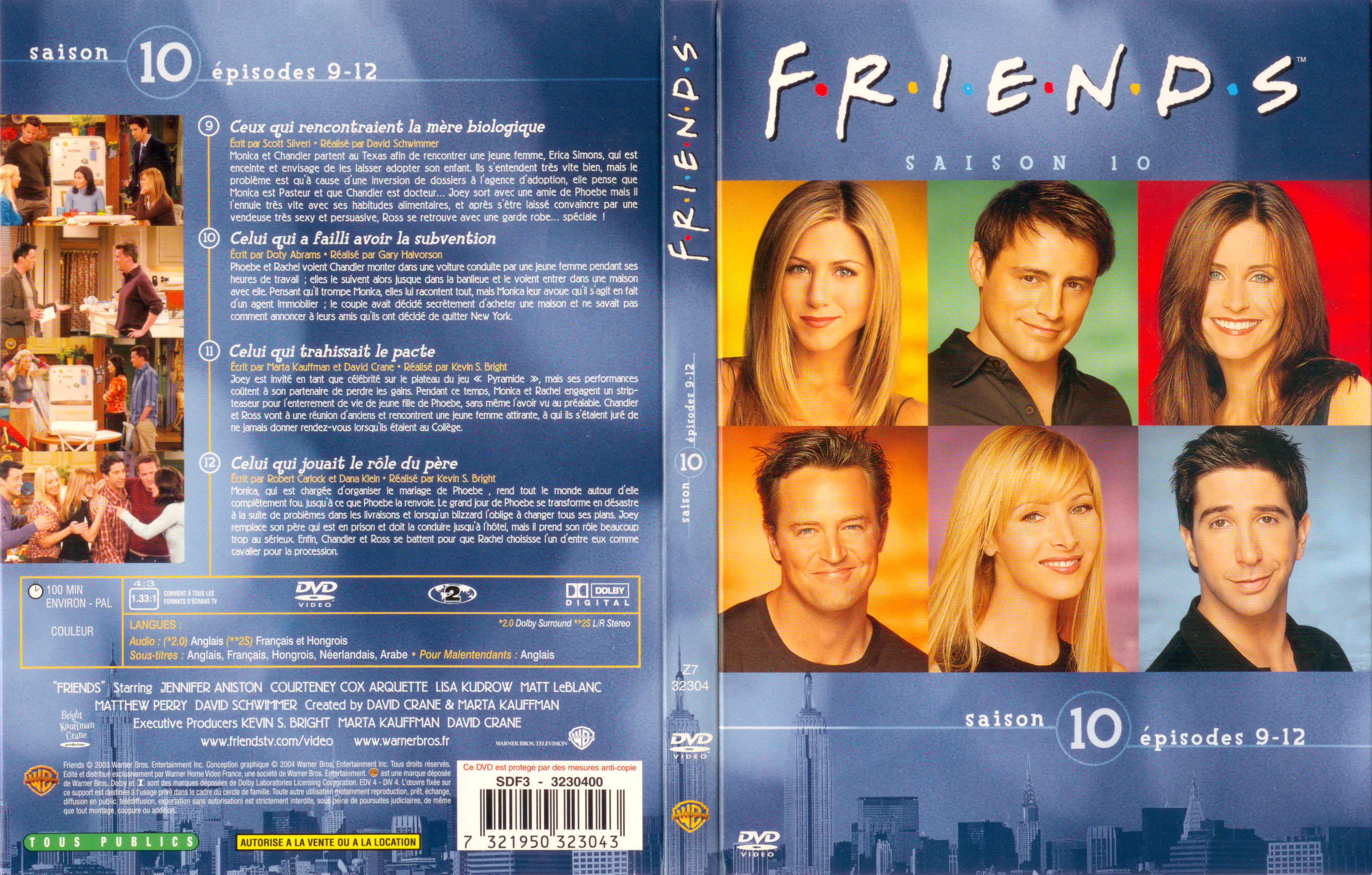 Jaquette DVD Friends saison 10 dvd 3