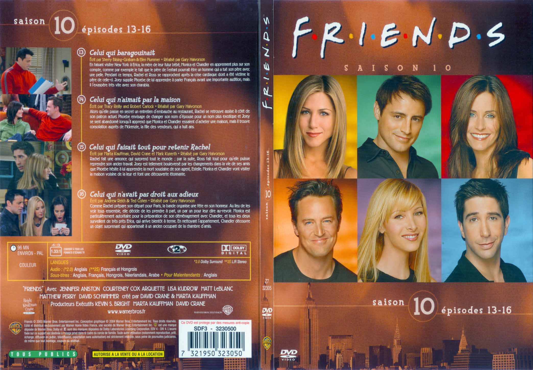 Jaquette DVD Friends saison 10 dvd 4 - SLIM