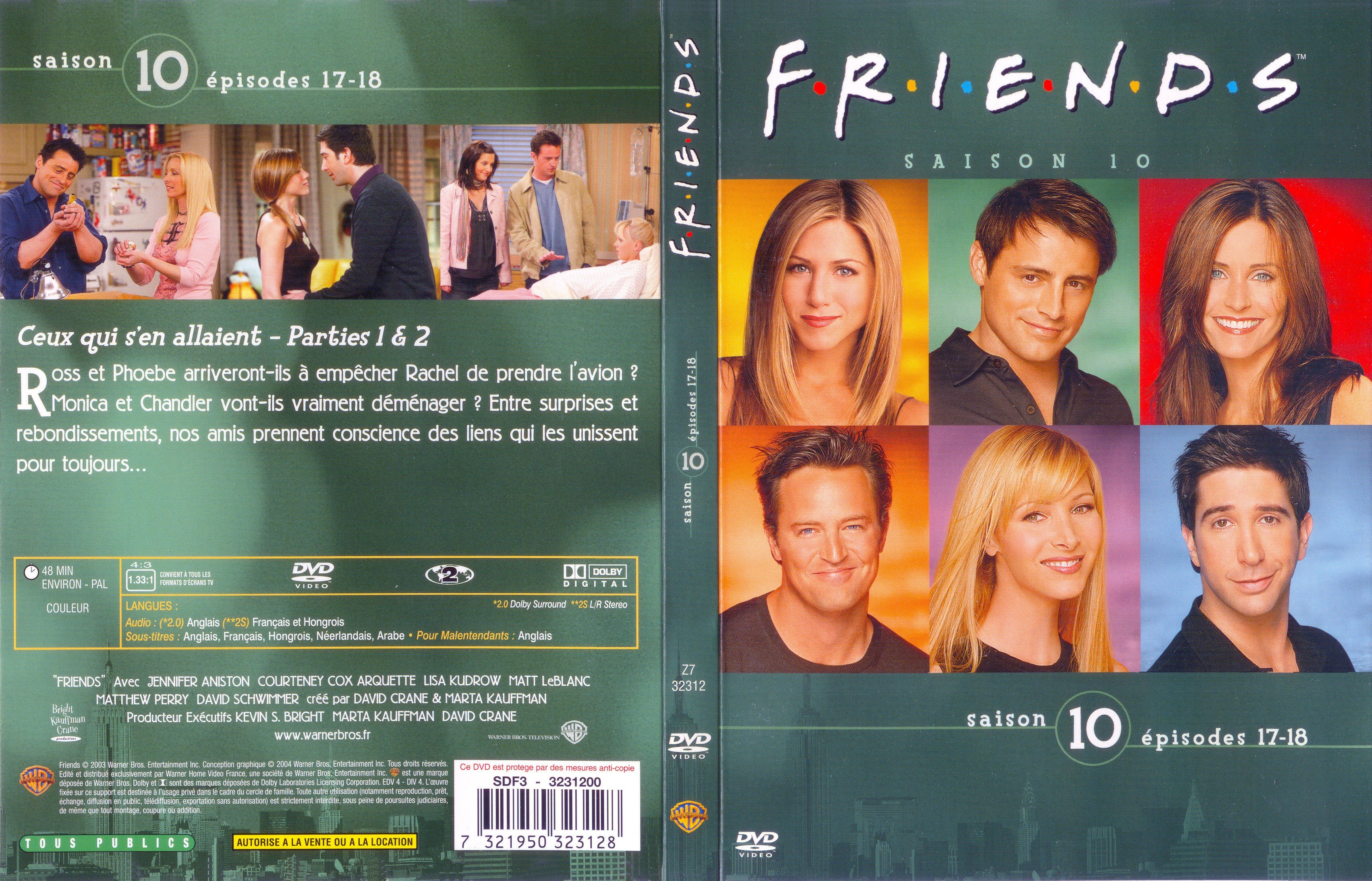 Jaquette DVD Friends saison 10 dvd 5