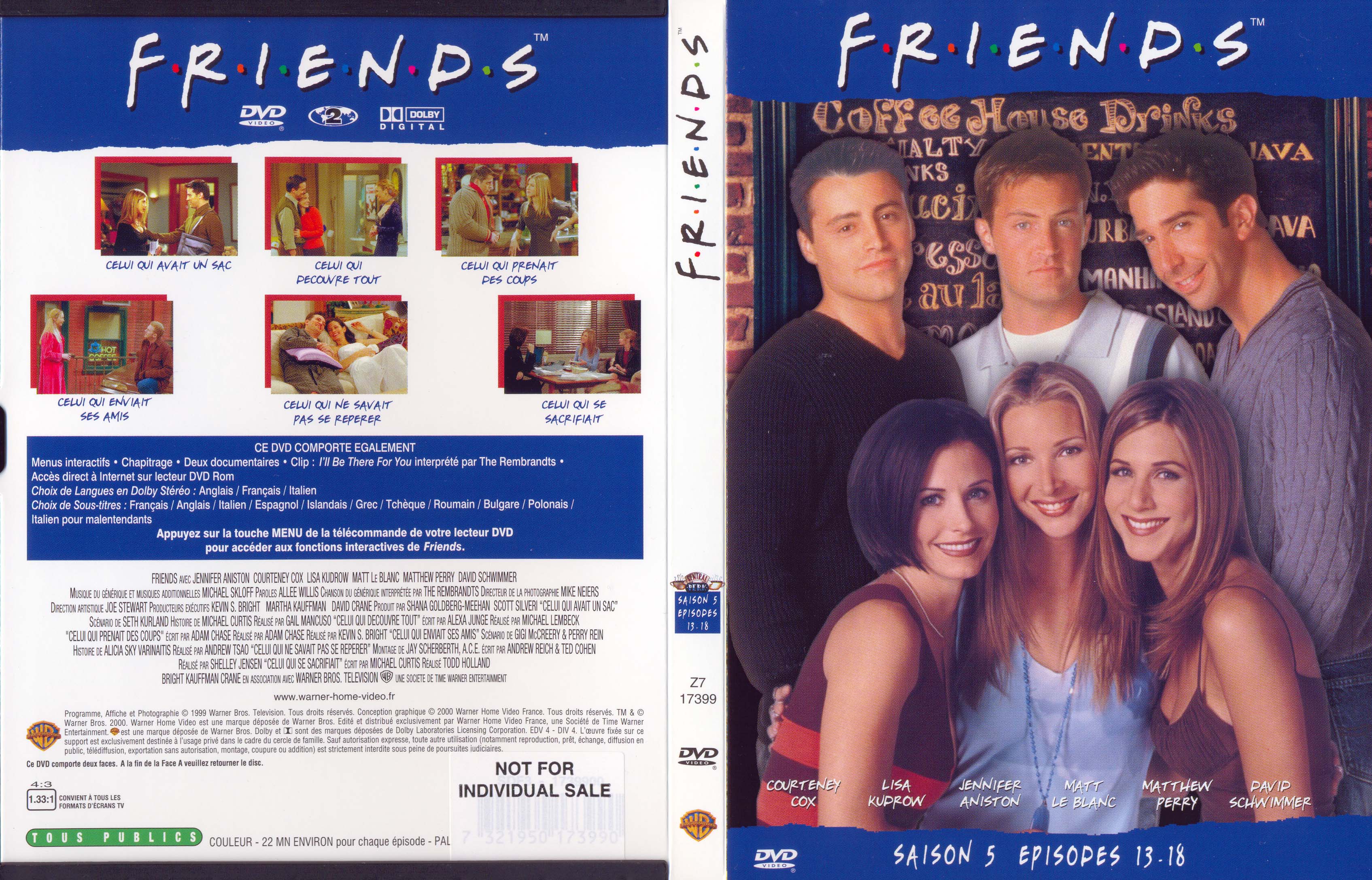 Jaquette DVD Friends saison 5 dvd 3