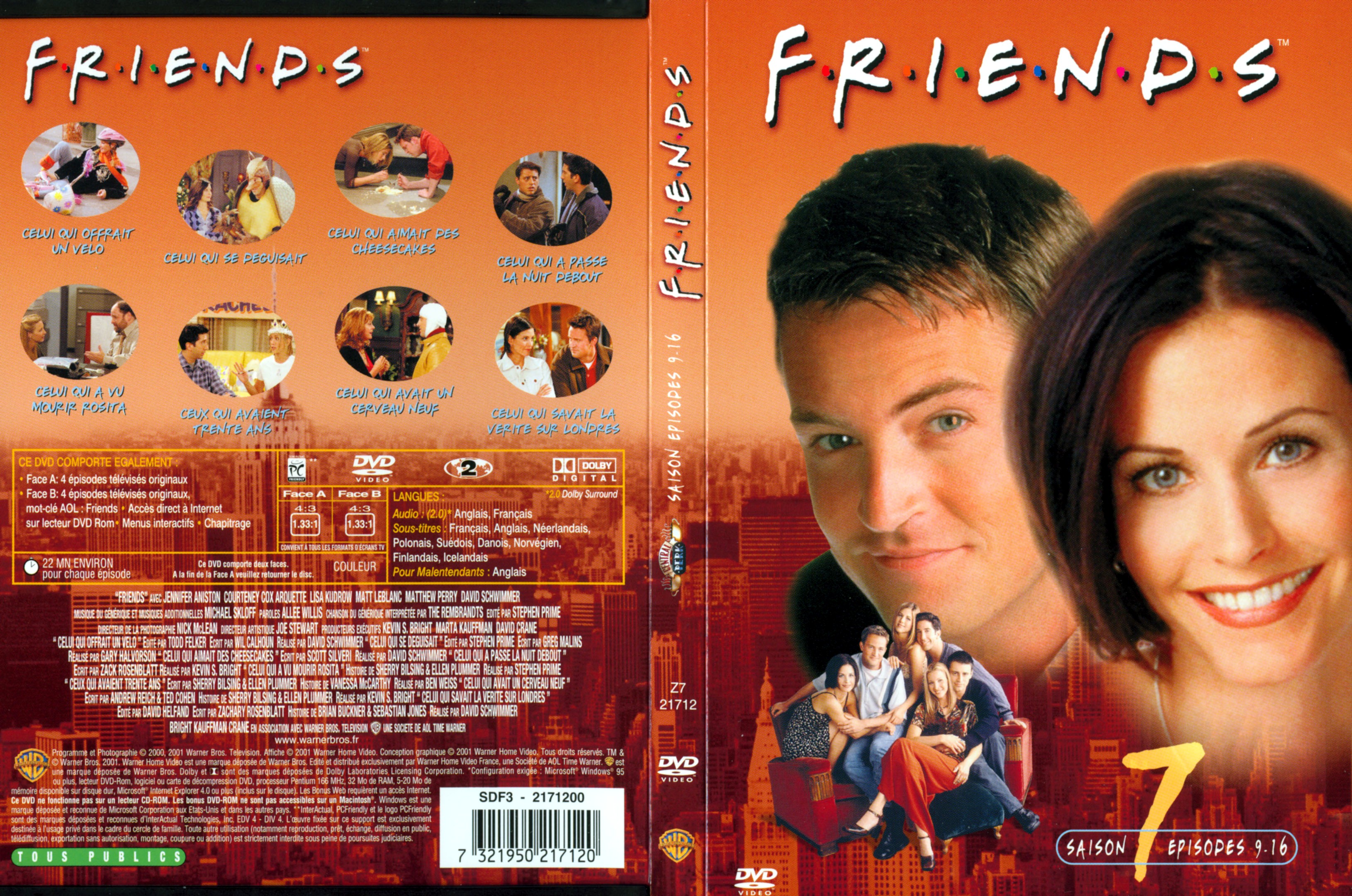 Jaquette DVD Friends saison 7 dvd 2